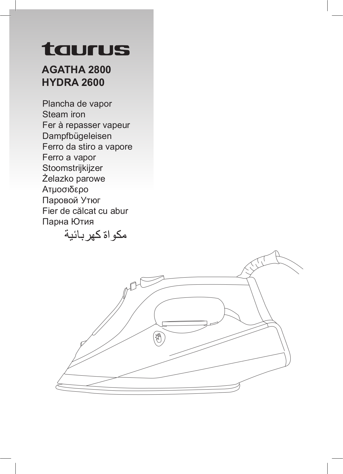 Taurus AGATHA 2800, HYDRA 2600 User Manual