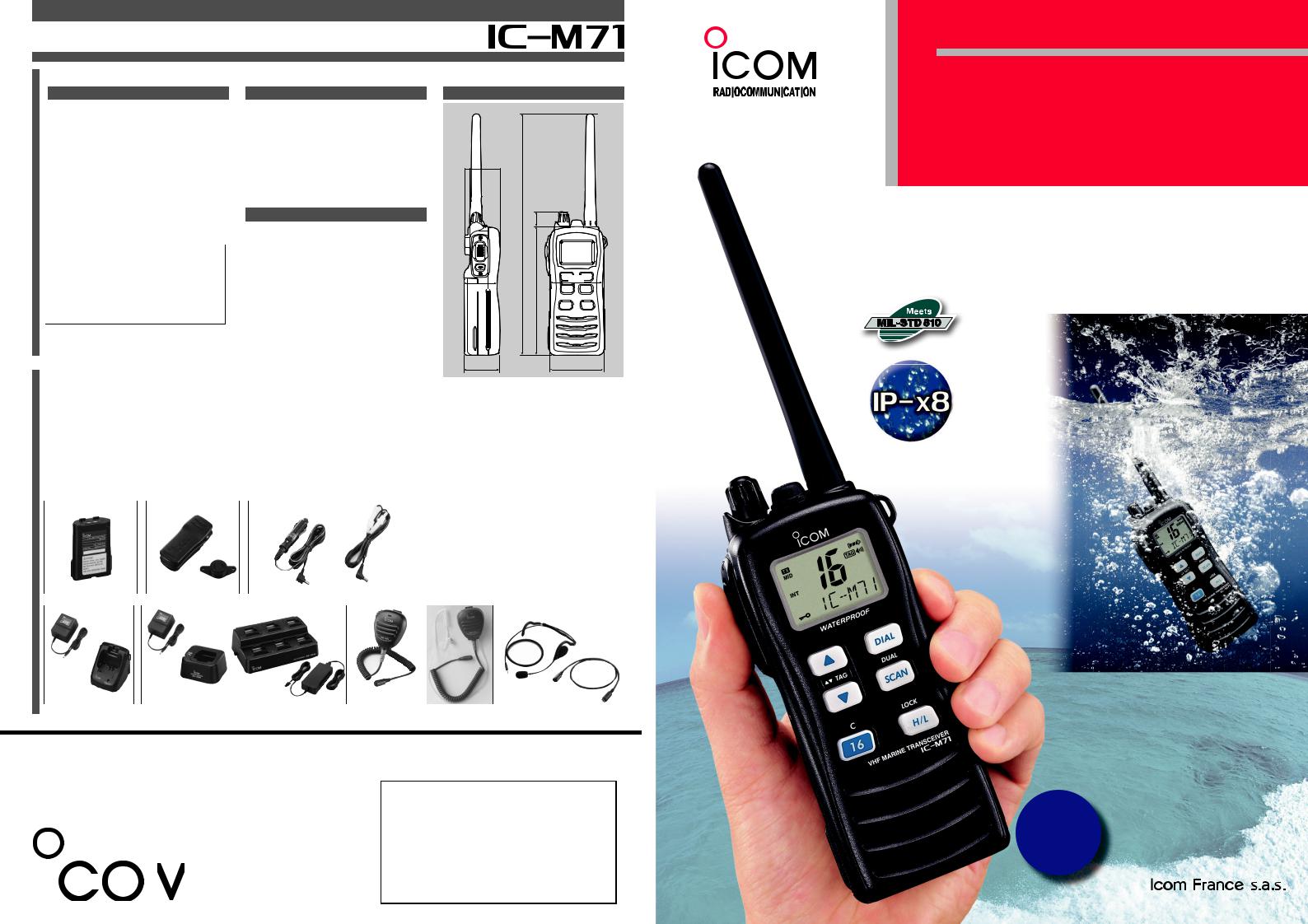 ICOM IC-M71 User Manual
