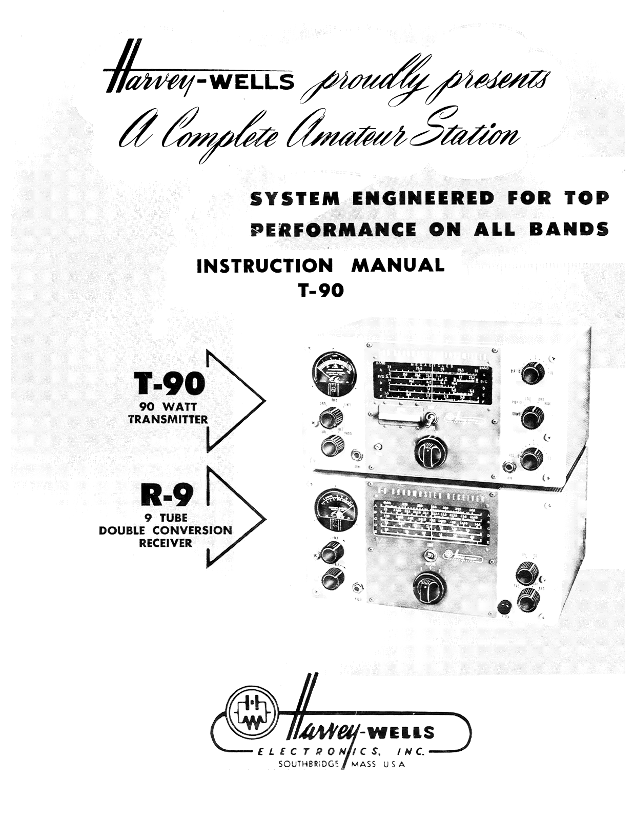 Harvey-Wells T-90 Service manual