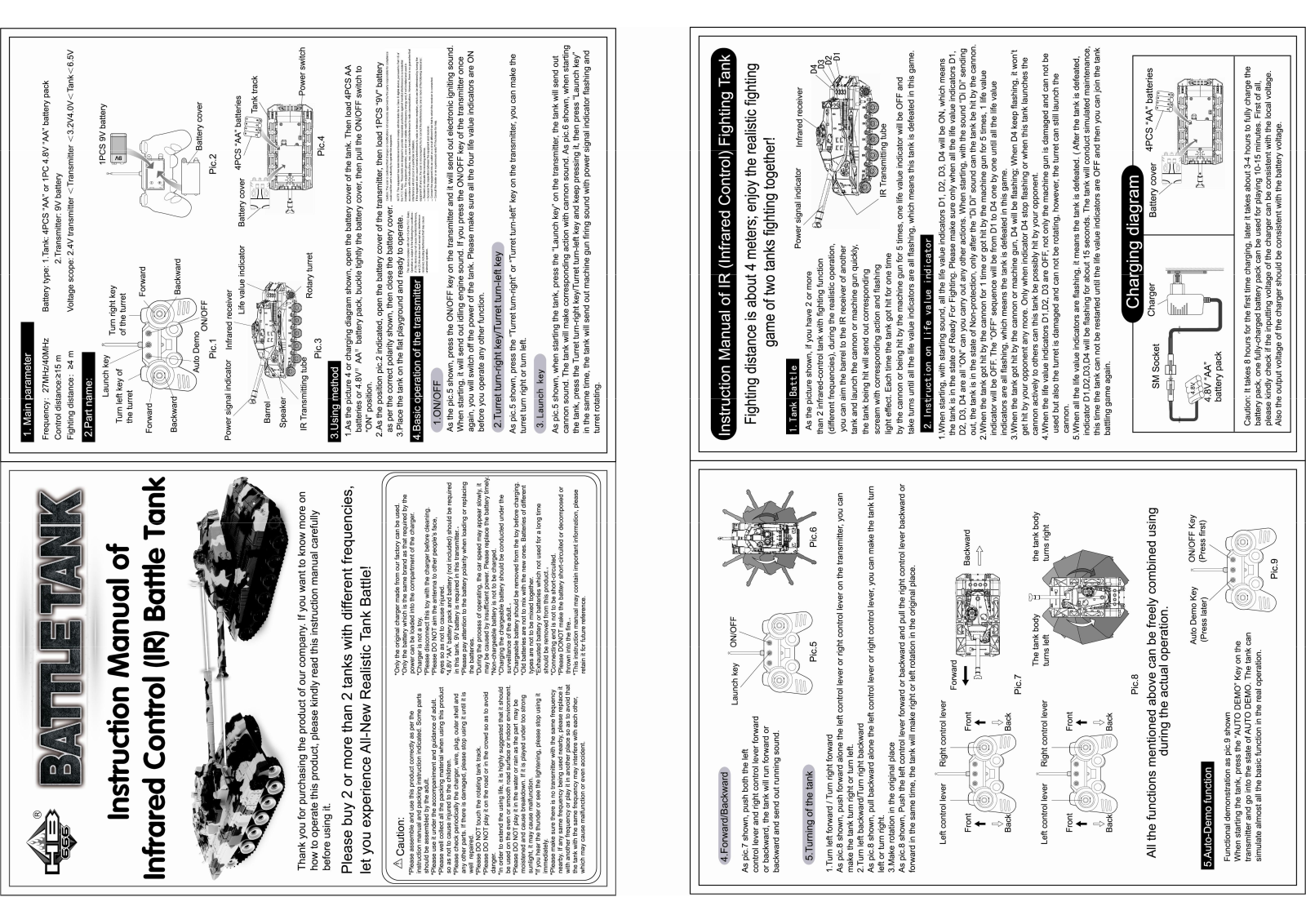 HUANG BO TOYS FACTORY HBTK 27MHZ User Manual