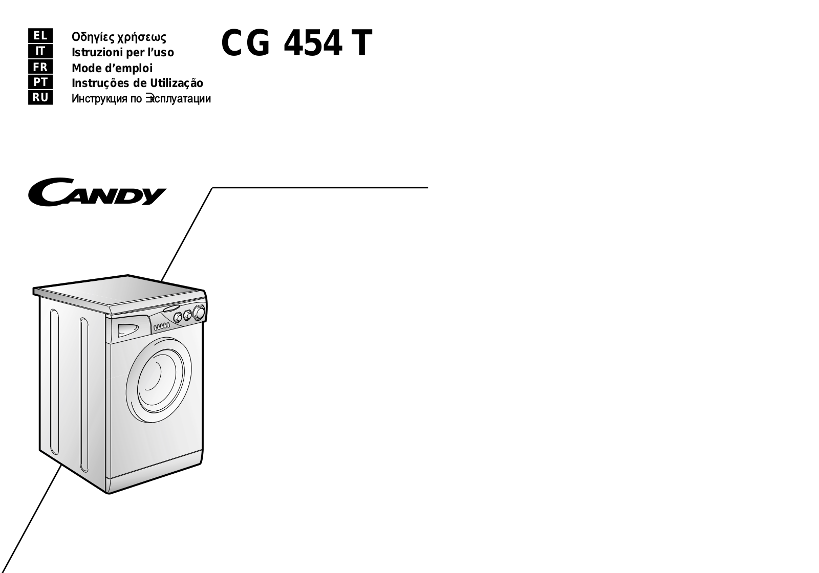 Candy CG 454 T User Manual