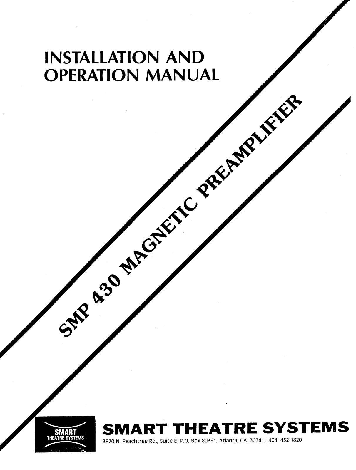 Smart SMP 430 OPERATION MANUAL