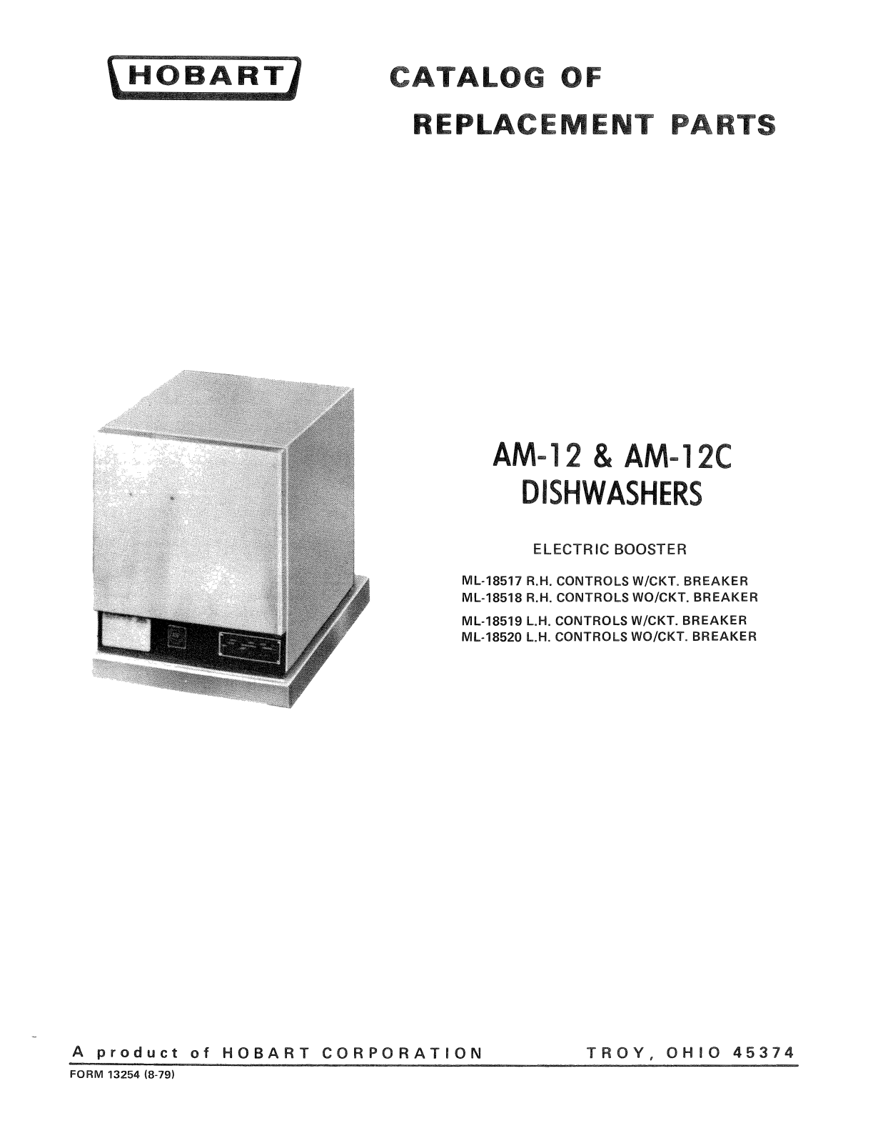 Hobart AM-12 Parts List