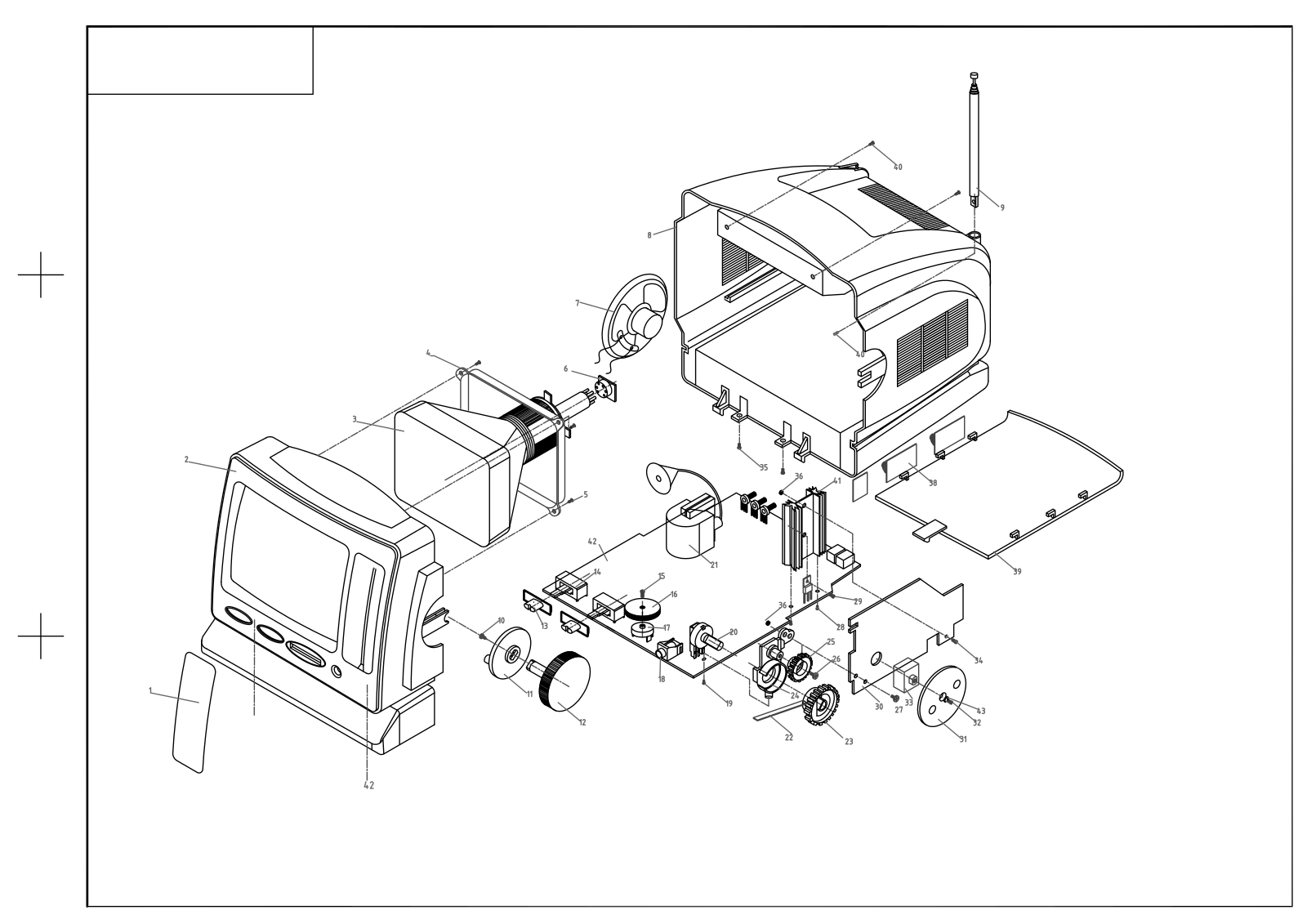 Vitek VT-3551 EXPLODED VIEW