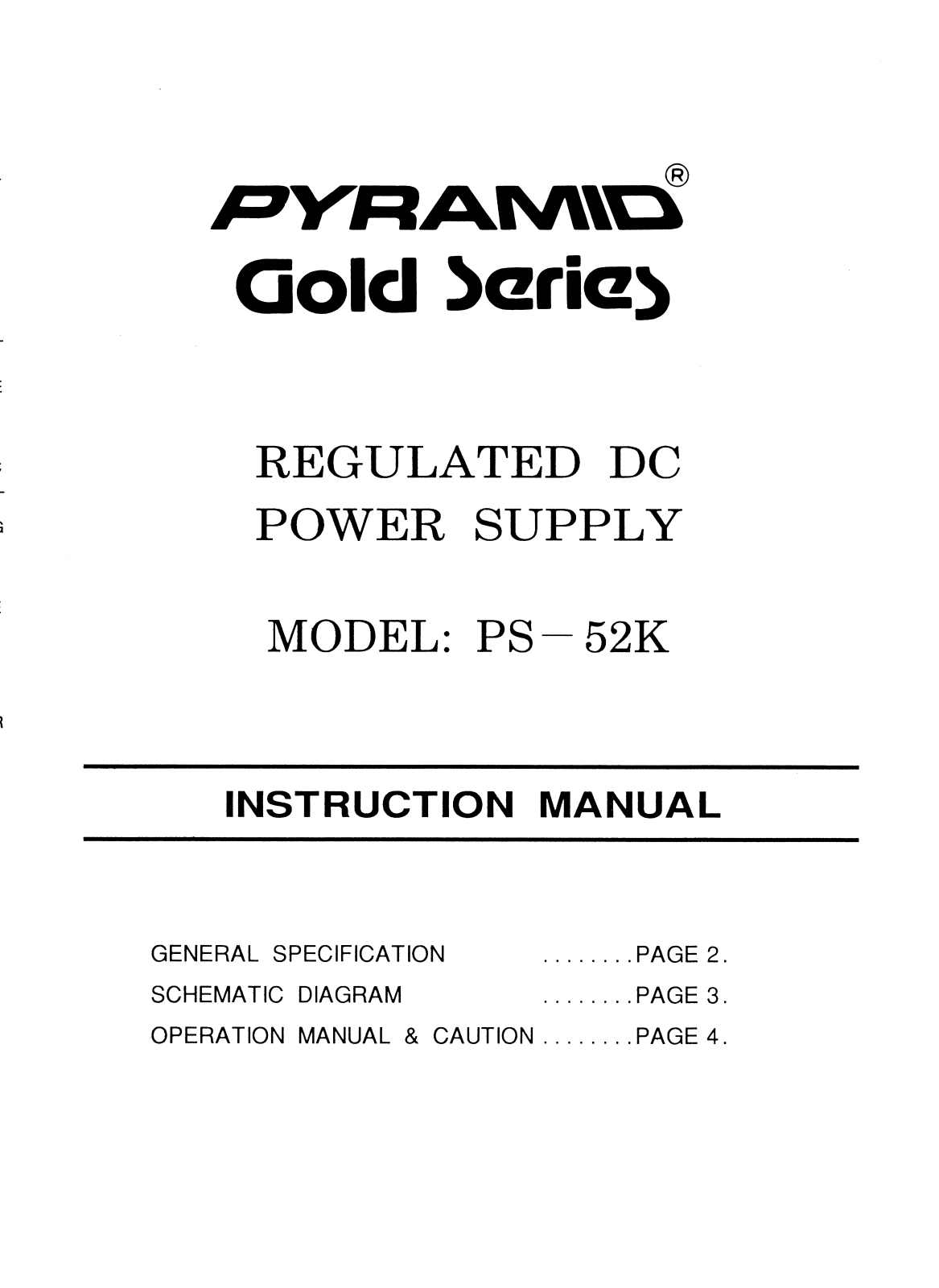 Pyramid PS-52K User guide - ManualMachine.com