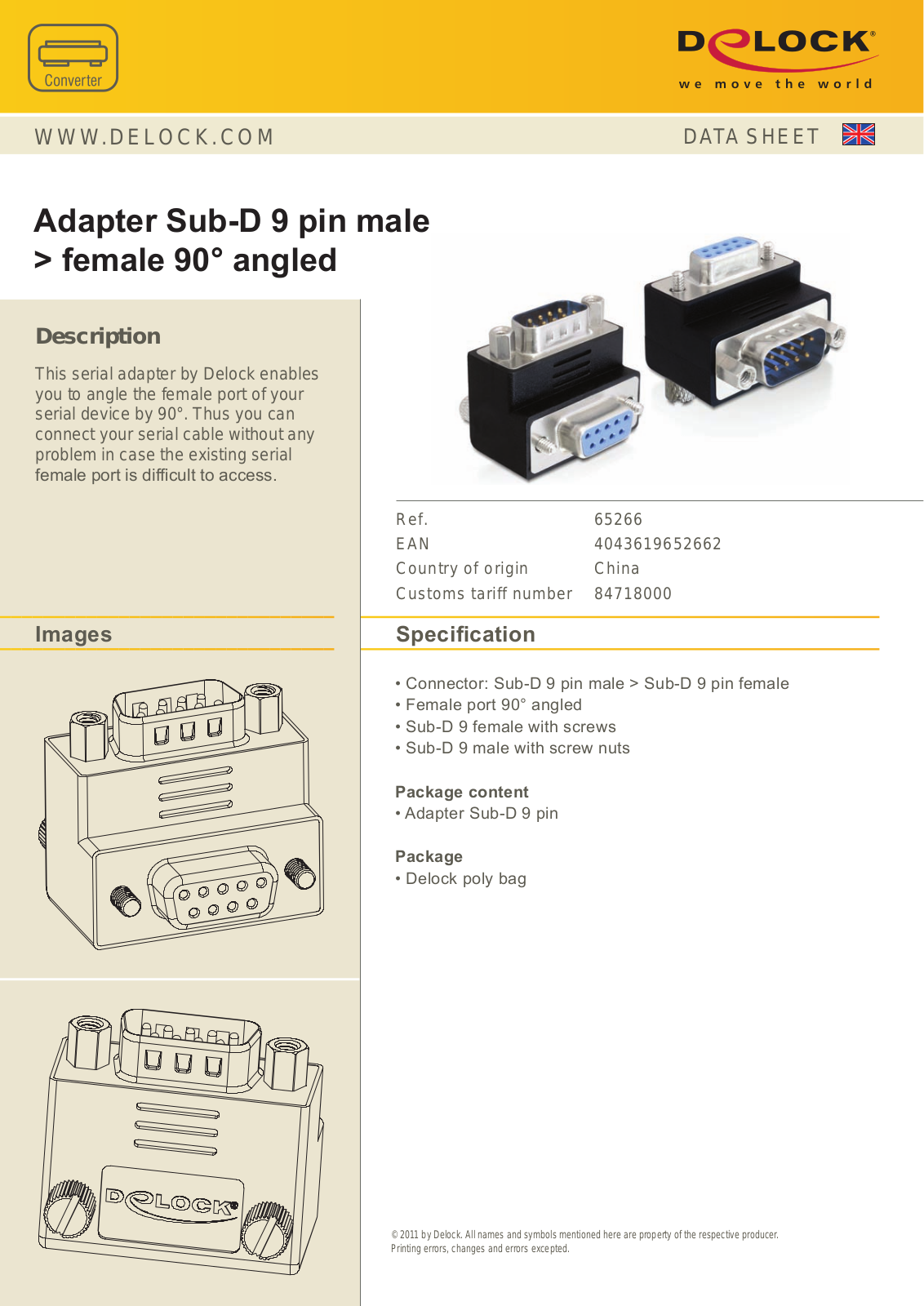 DeLOCK 65266 User Manual