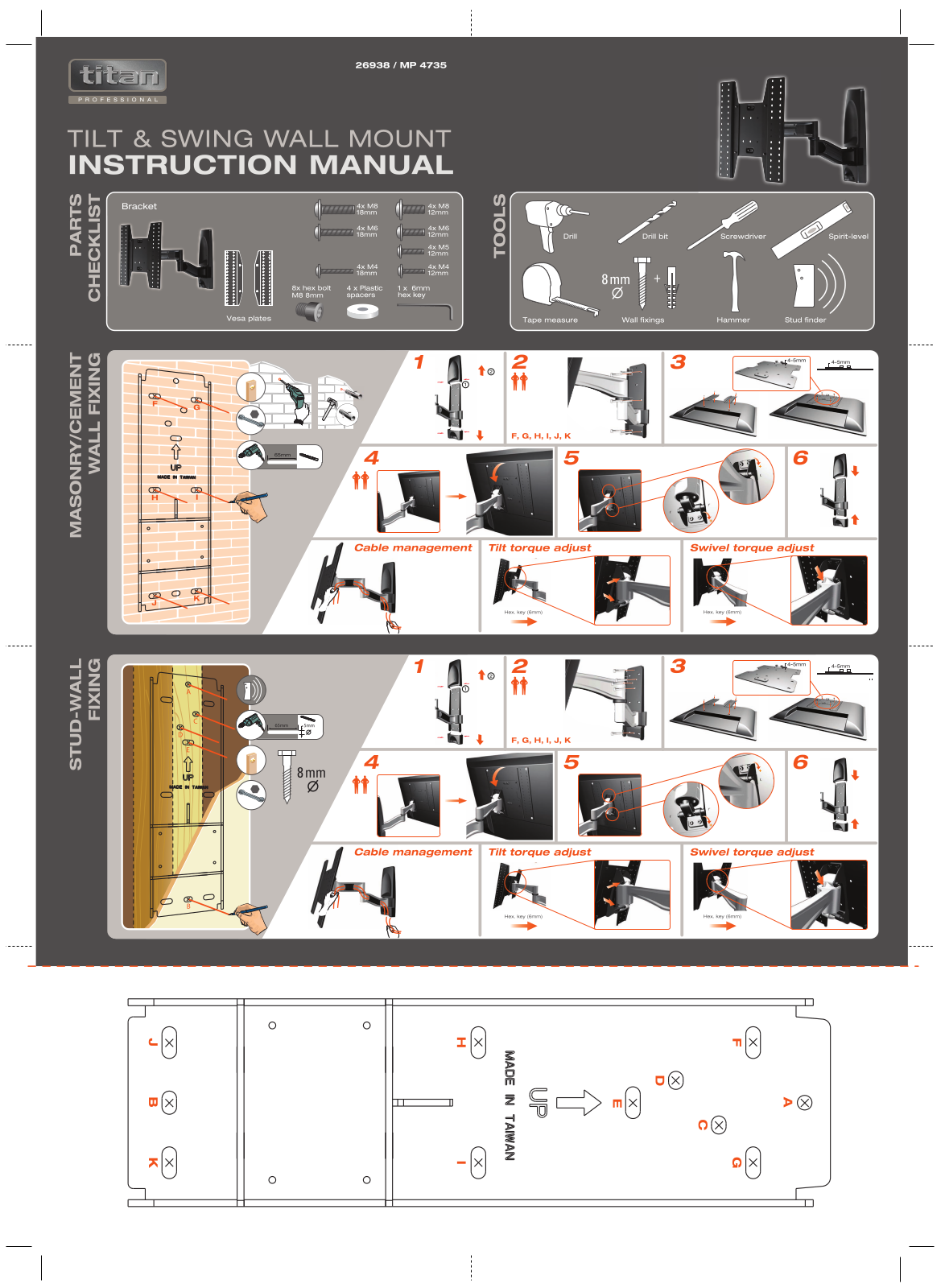 Titan MP 4735 User Manual