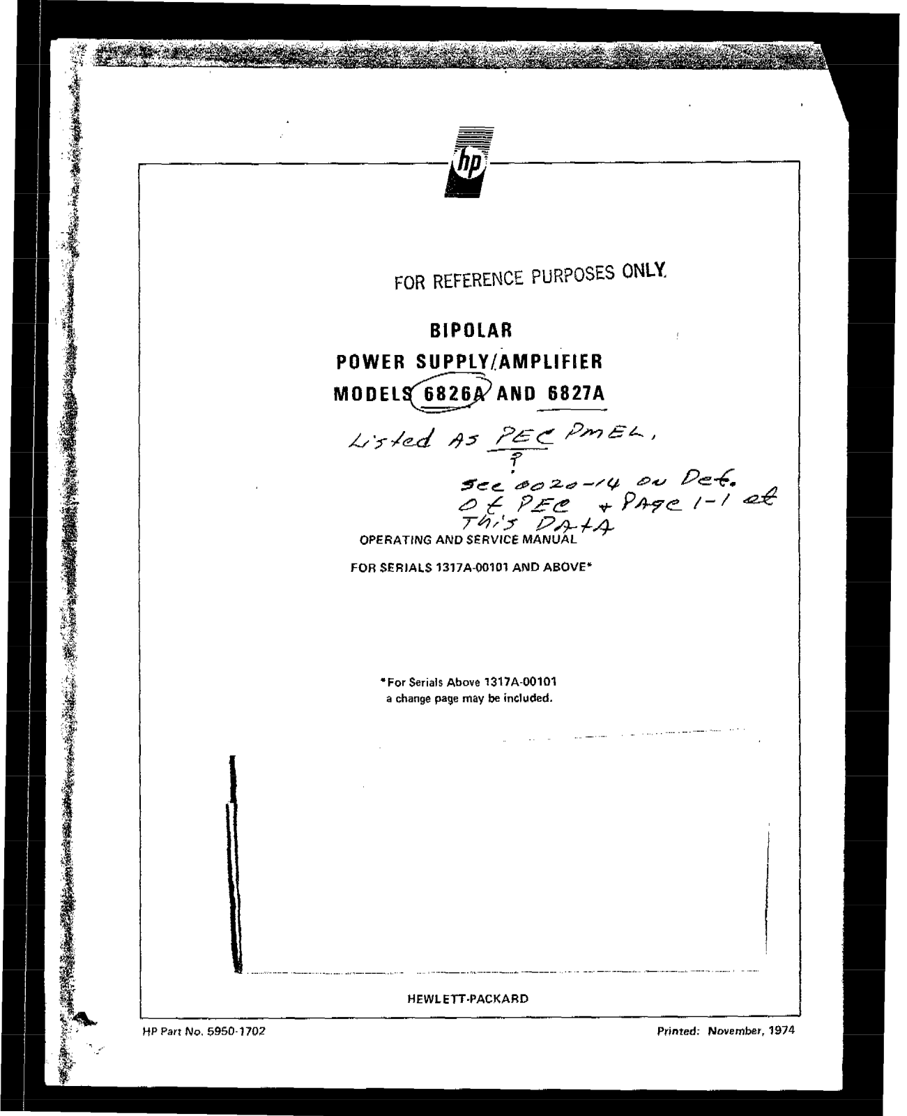 Agilent 6826A Operations Guide - ManualMachine.com