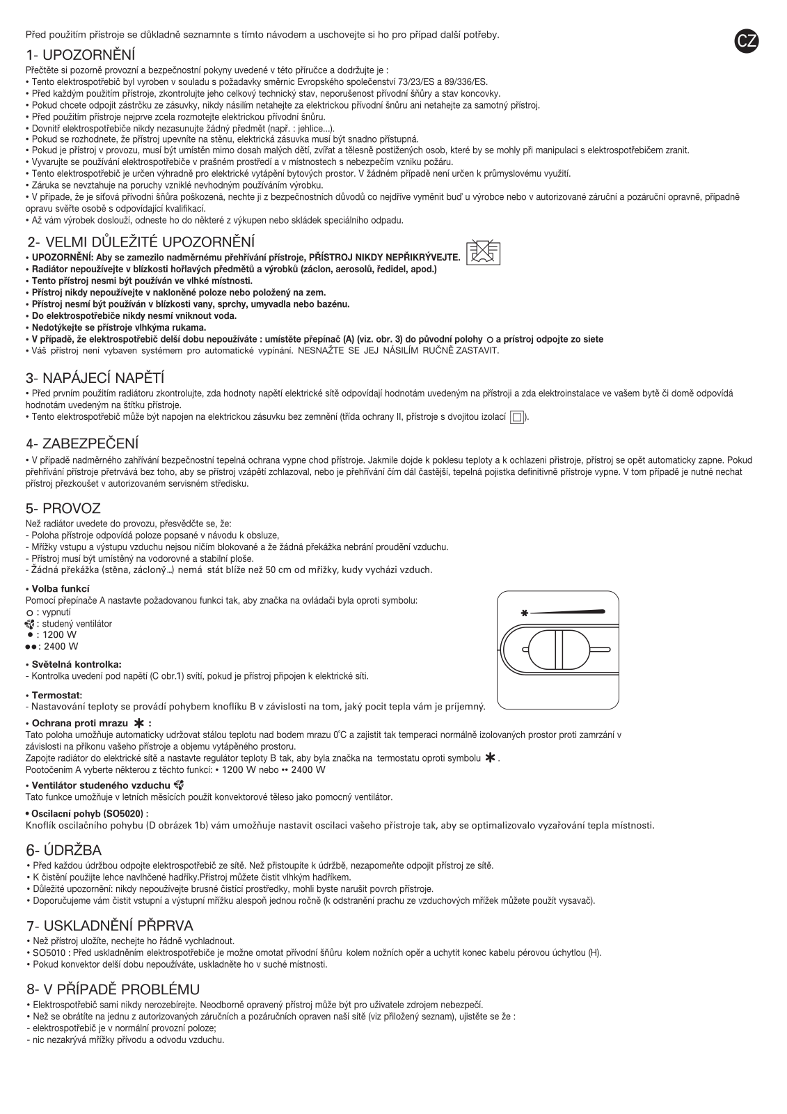 Rowenta SO5020F0 User Manual