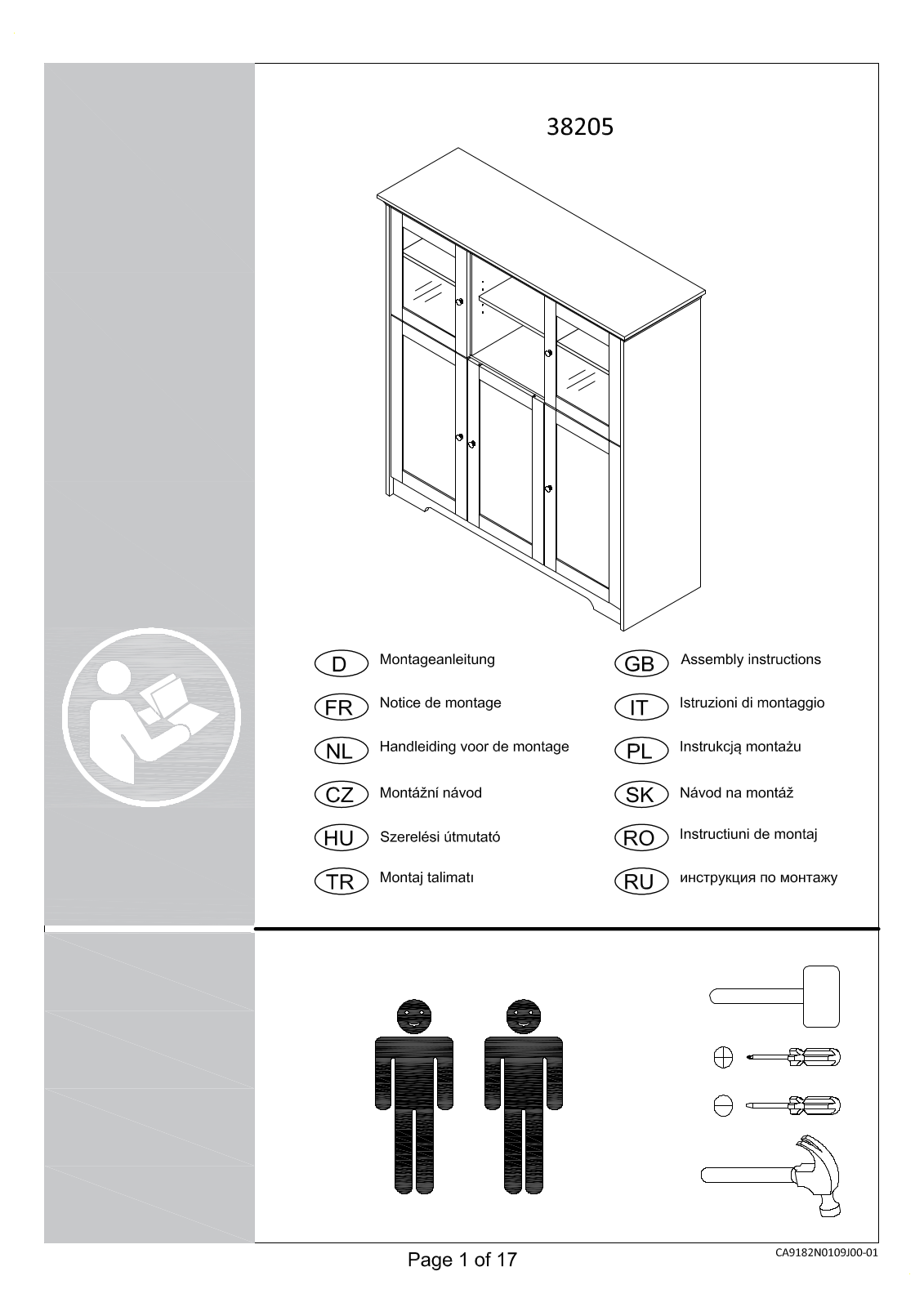 Home affaire Nanna Assembly instructions