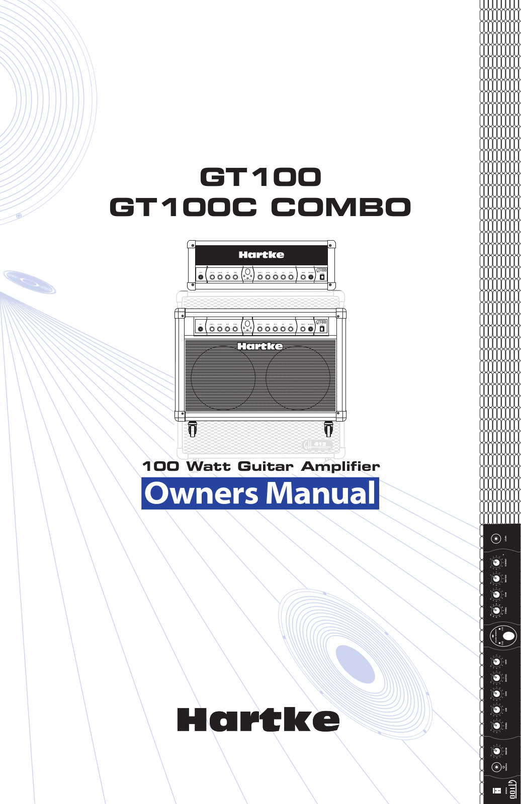 Samson GT100C, GT100 User Manual