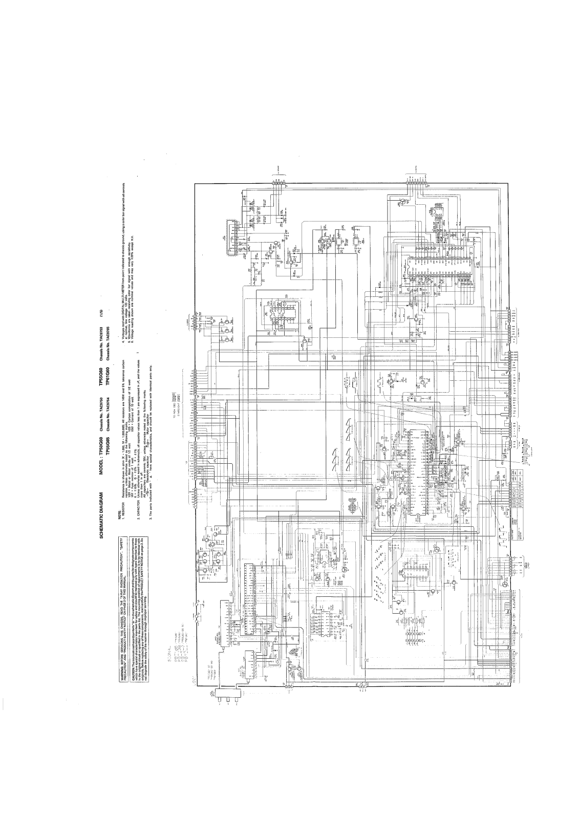 Toshiba TP-50G60, TP-55G65, TP-55G60, TP-61G60 Schematic