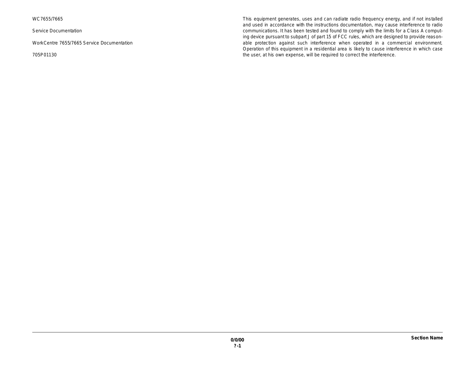 Xerox WorkCentre 7655, WorkCentre 7665, WorkCentre 7675 Service Manual