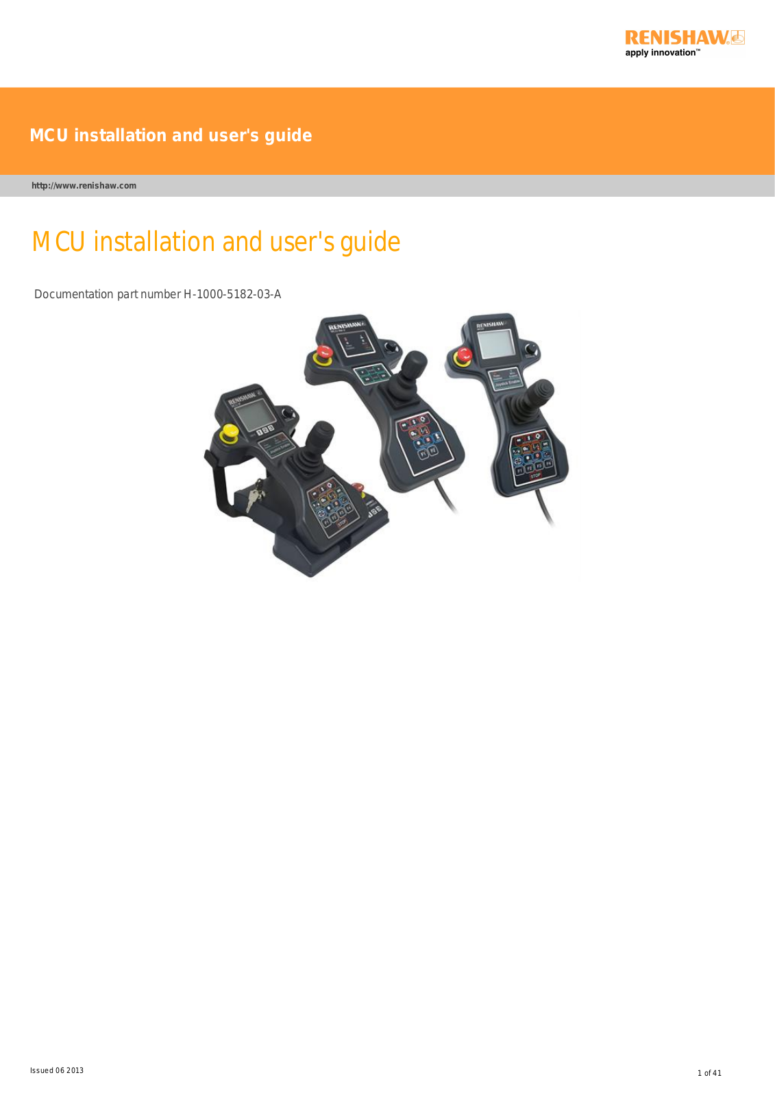 renishaw MCU Users Guide