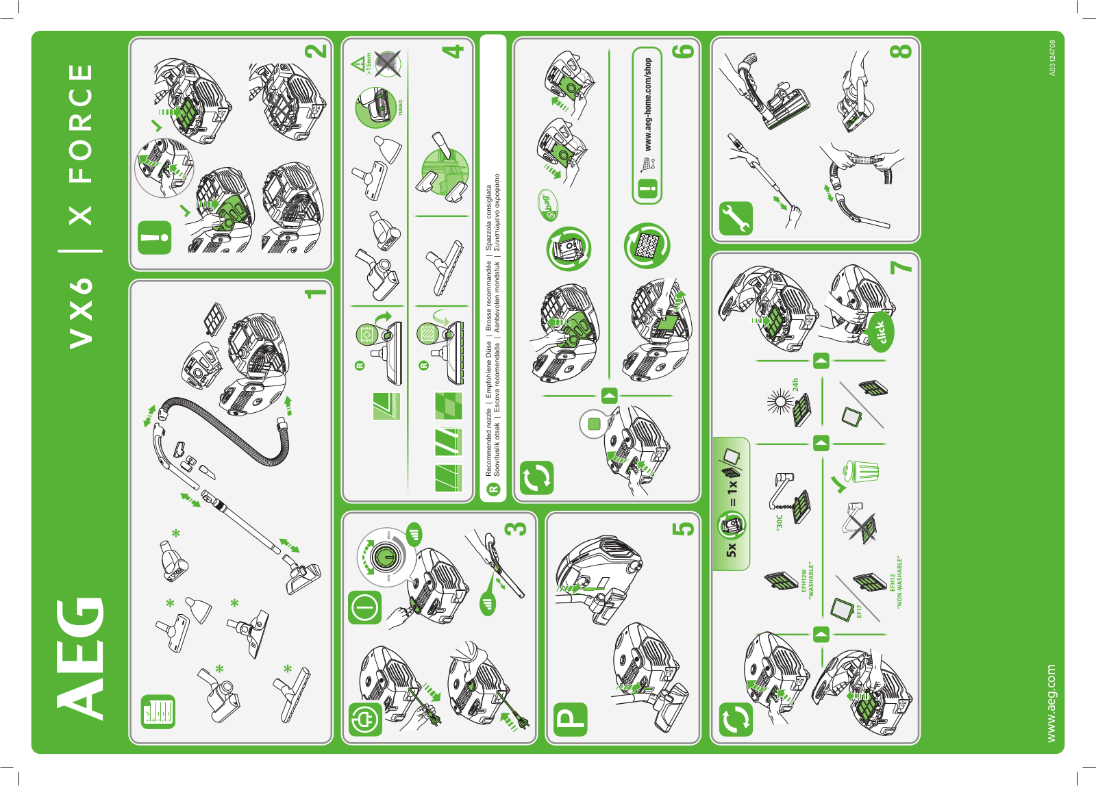 AEG VX6-1-Öko operation manual