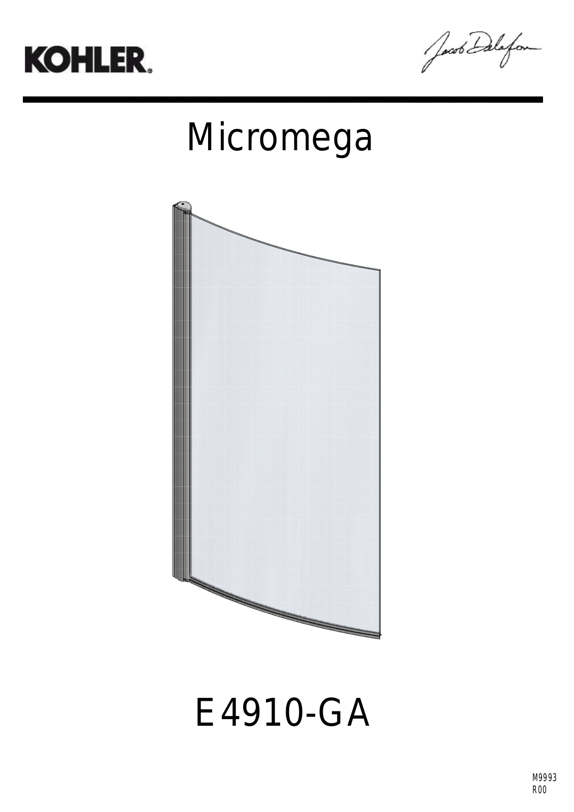 Jacob Delafon MICROMEGA DUO E4910-GA User guide