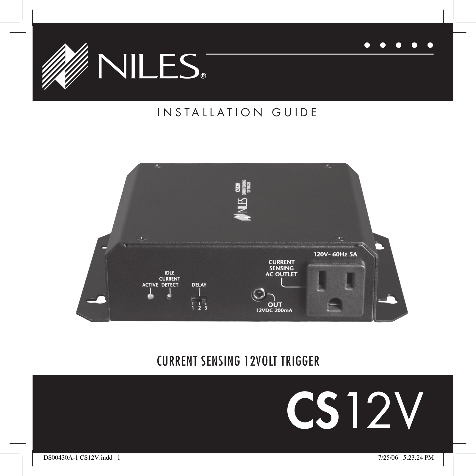 Niles Audio CS12V User Manual