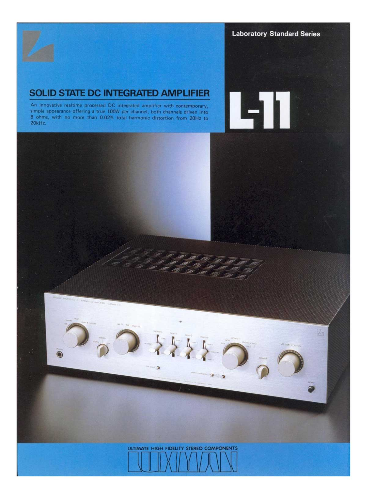 Luxman L-11 Brochure