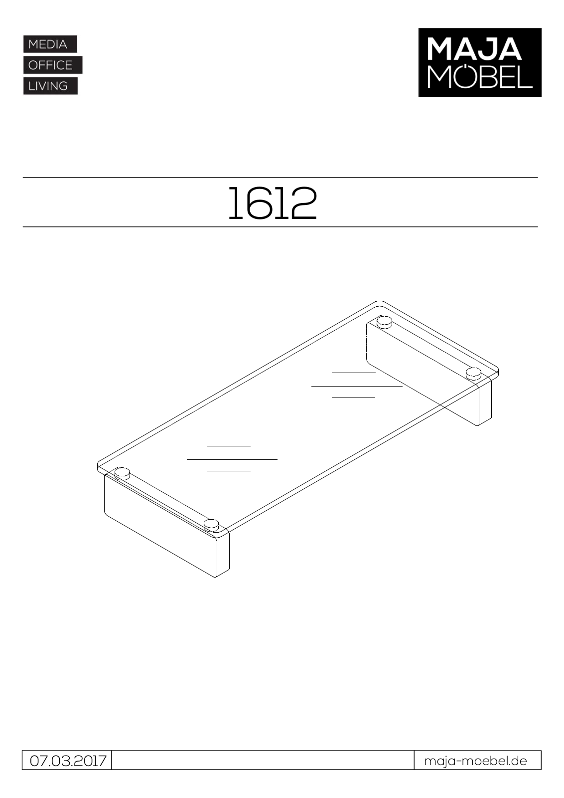 Maja Mobel 1612 Assembly instructions