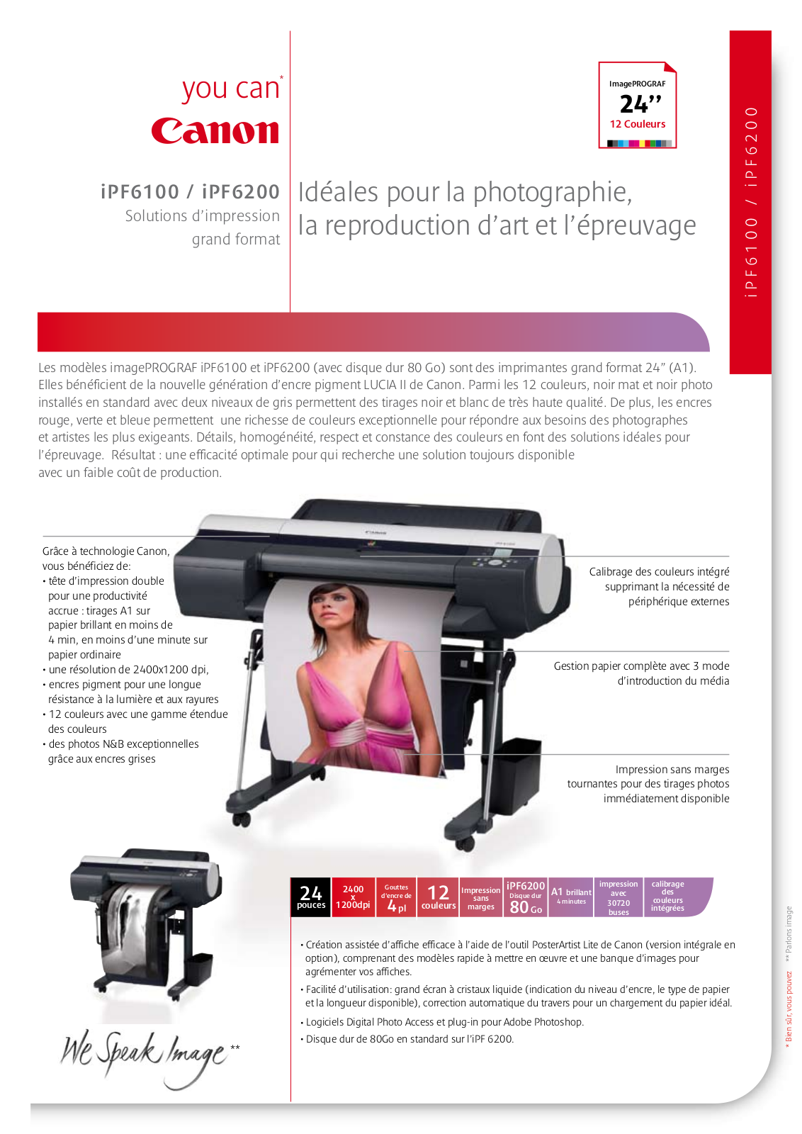 Canon IMAGEPROGRAF 6200, IMAGEPROGRAF 6100 BROCHURE