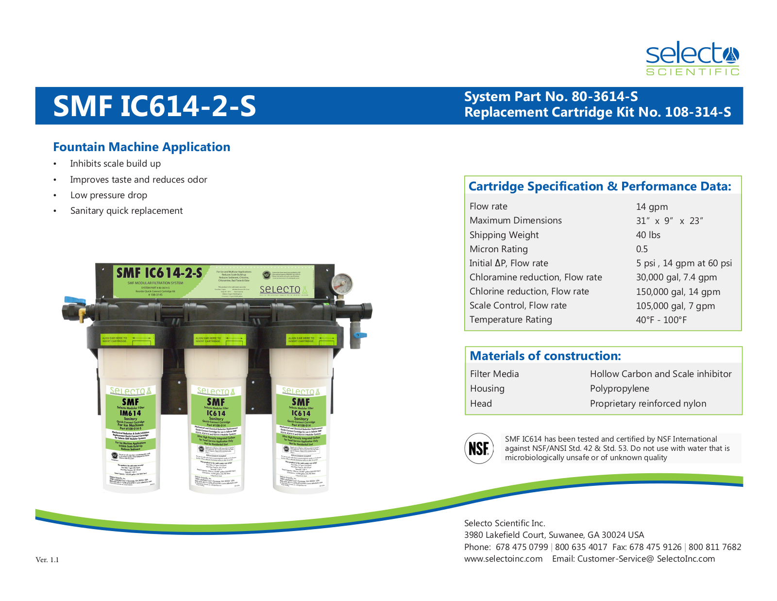 KineticoPRO SMF IC614-2-S User Manual