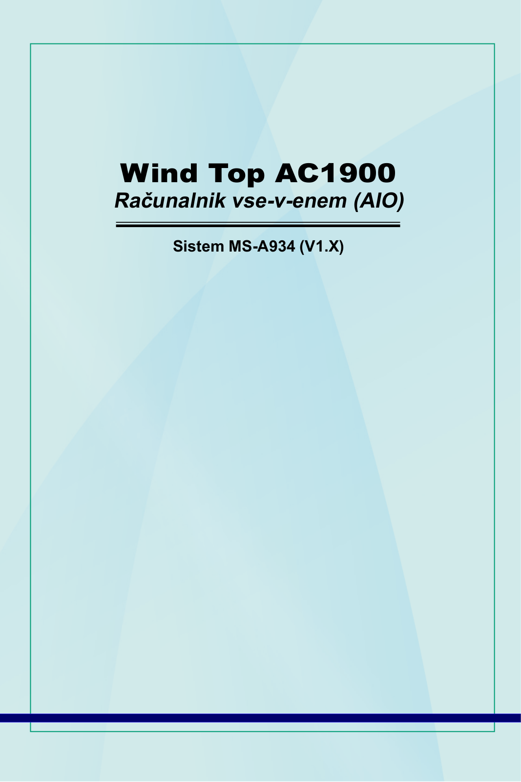 Msi WIND TOP AC1900 User Manual