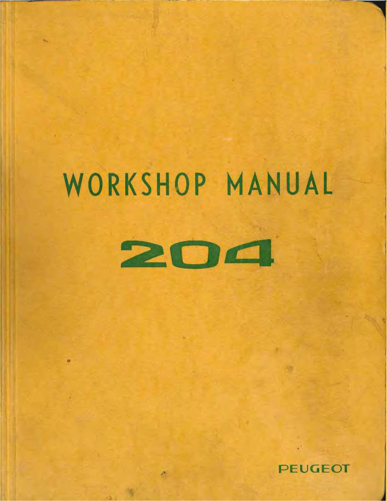 Peugeot 204 User Manual