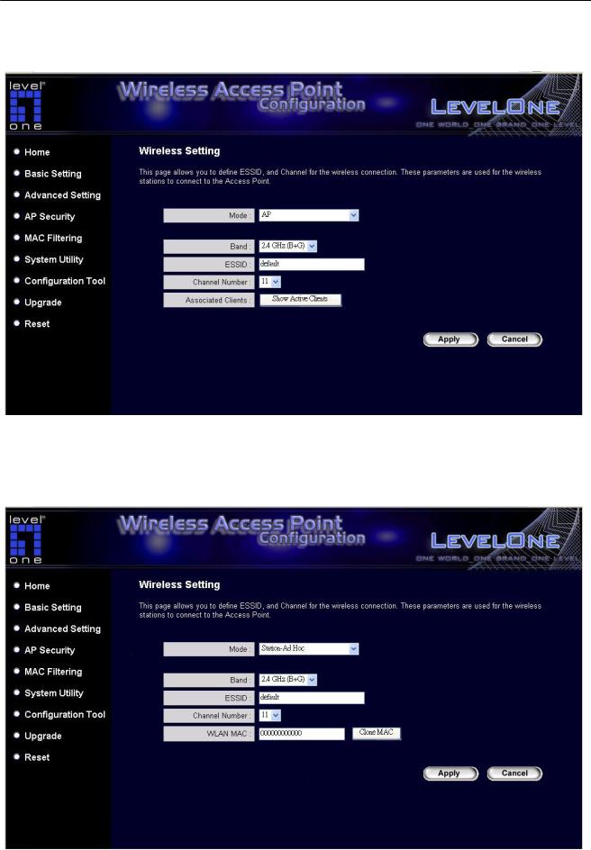 LevelOne WAP-0006, WAP-0009 User Manual