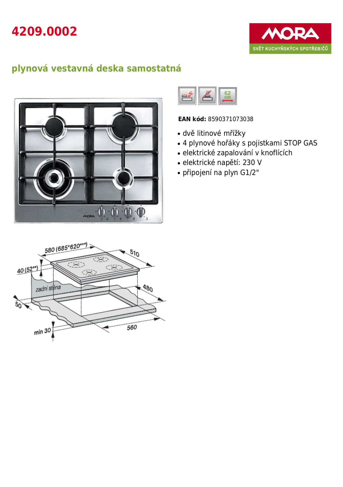 Mora 4209.0002 User Manual