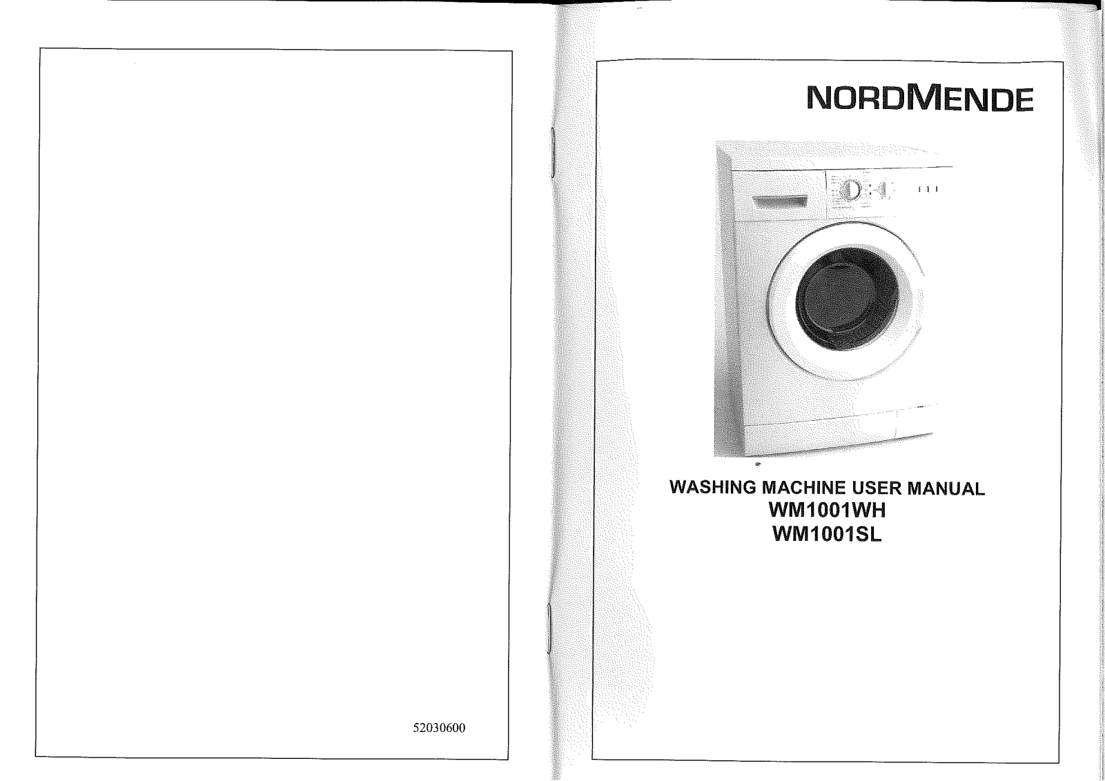 Nordmende WM 1001 WH User Manual