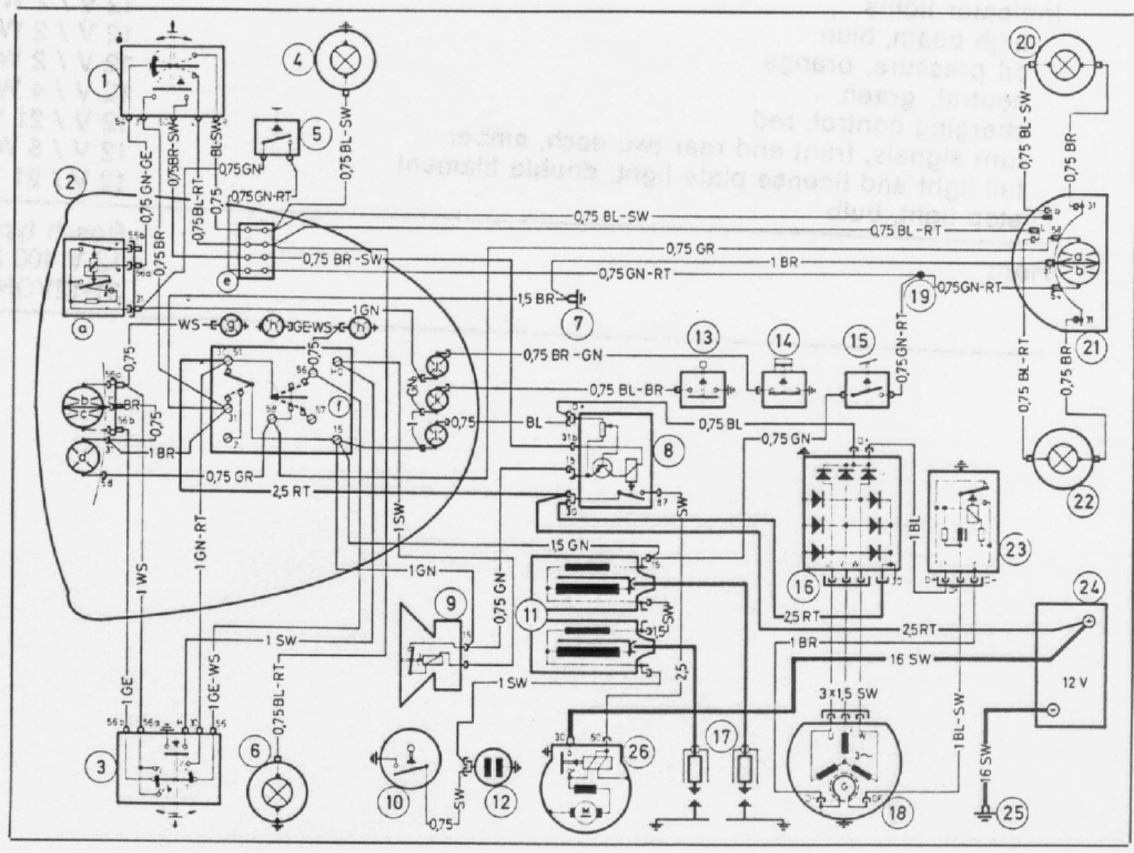 bmw 1973  r755 schematic