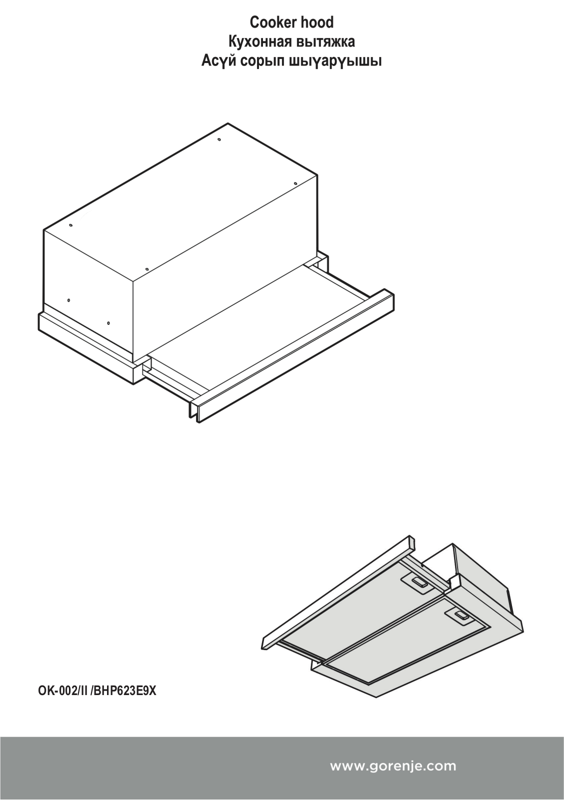 Gorenje BHP623E9X User Manual