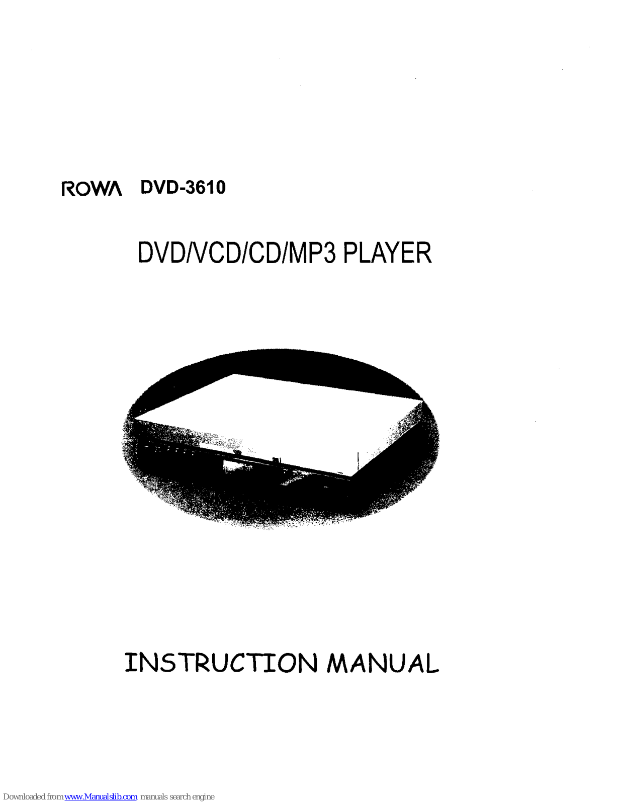ROWA DVD-3610 Instruction Manual - ManualMachine.com