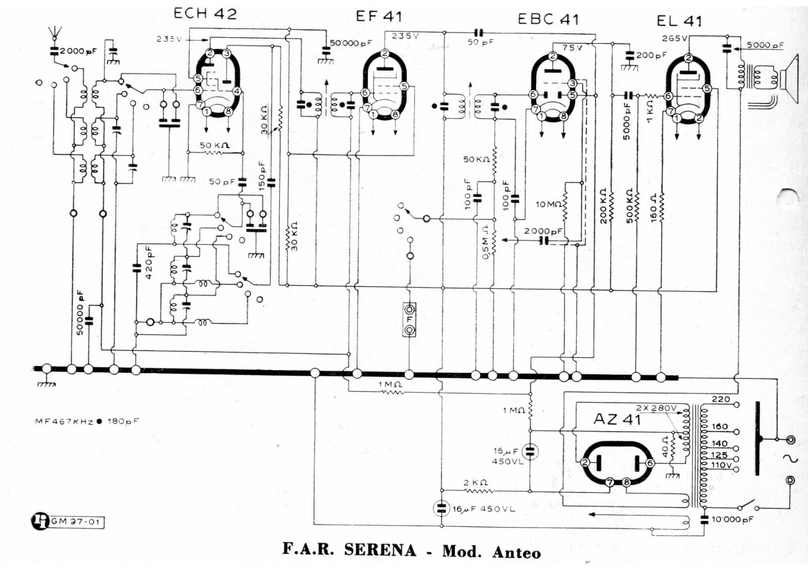 FAR Serena anteo schematic