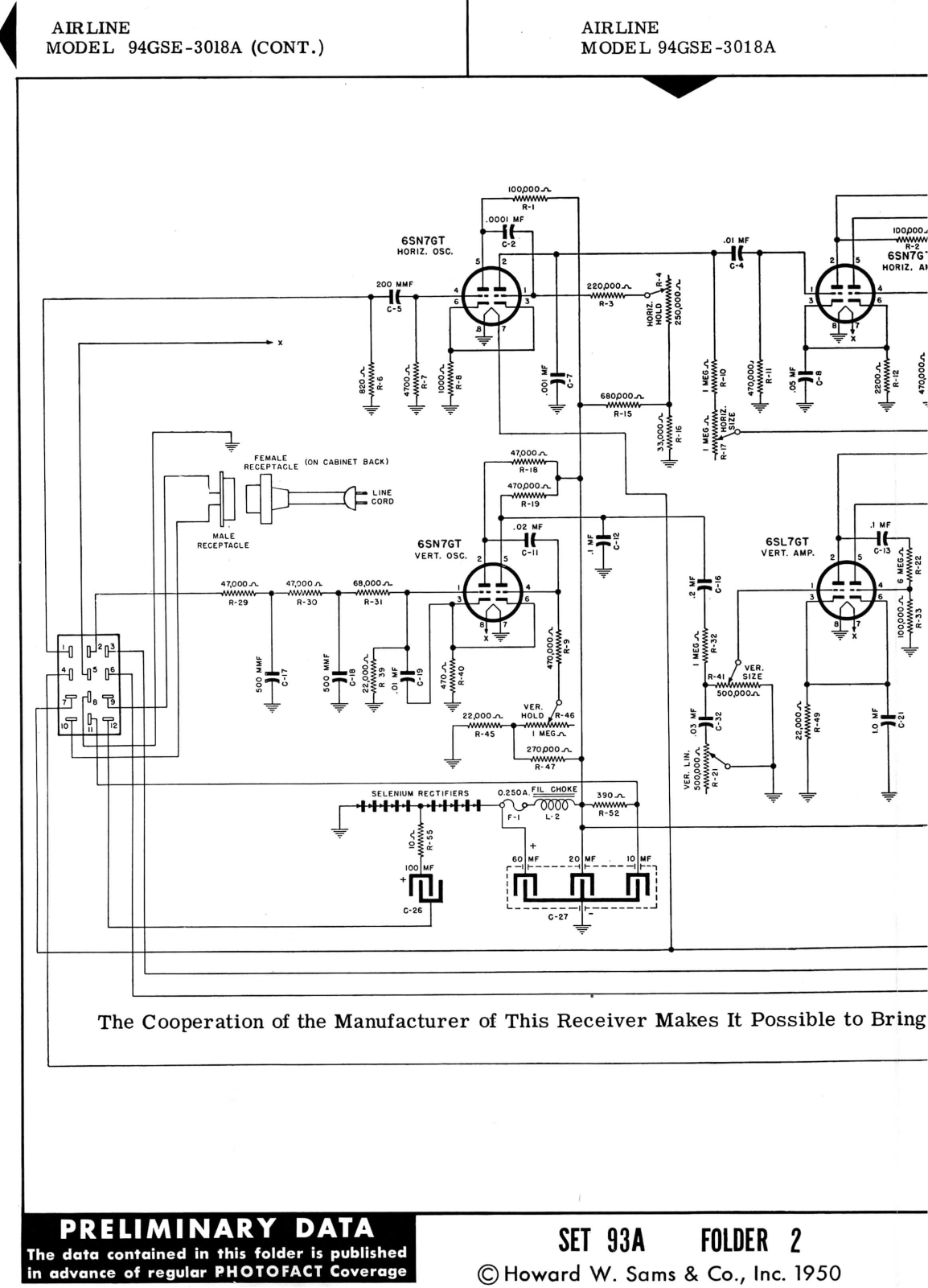 Airline 3018a schematic