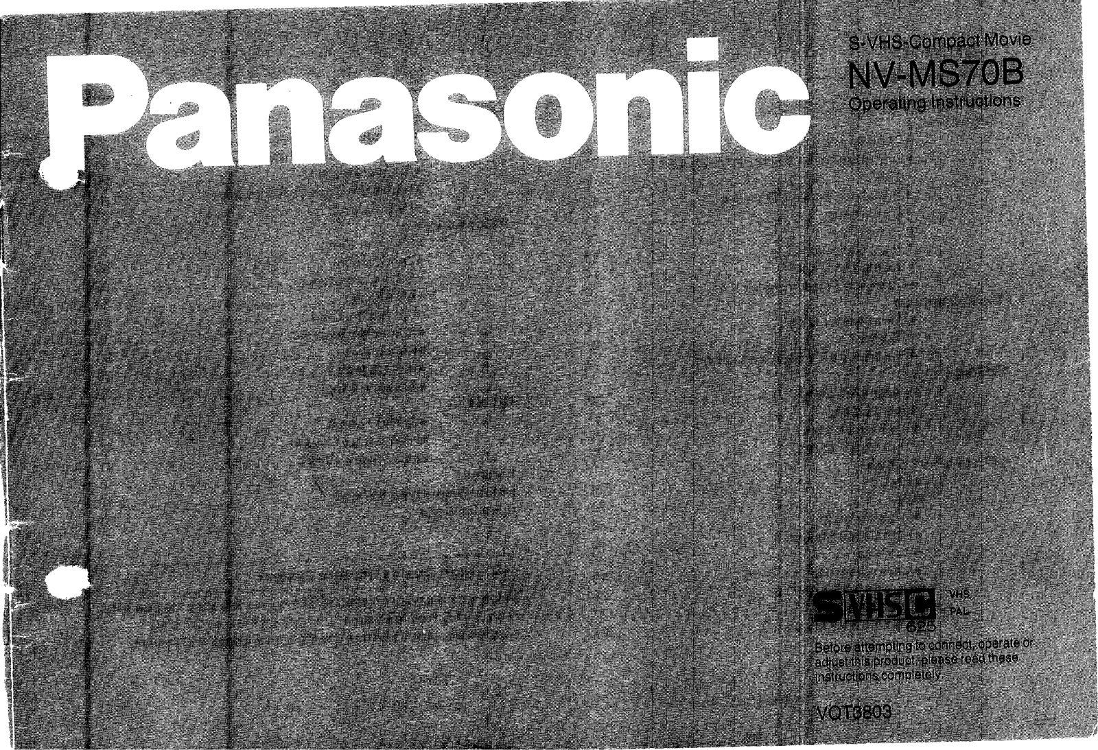 Panasonic NVMS70 User Manual