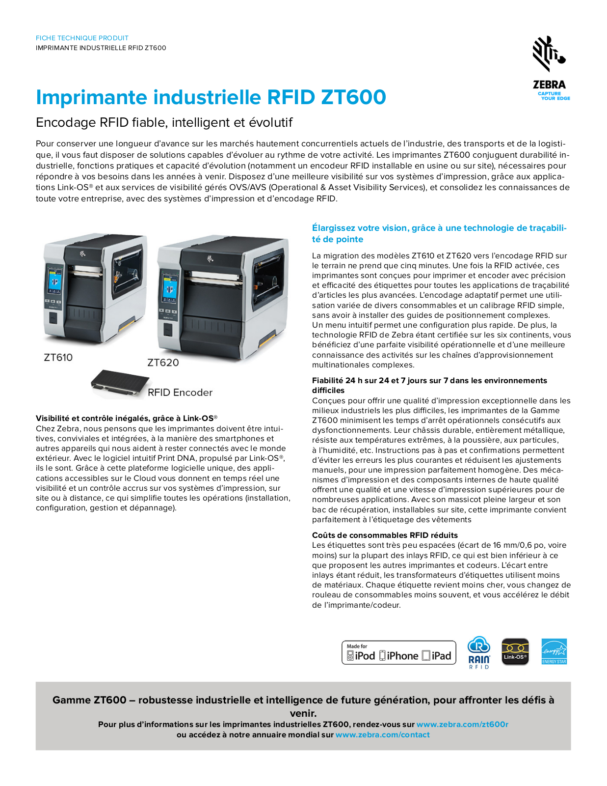 ZEBRA ZT600 User Manual