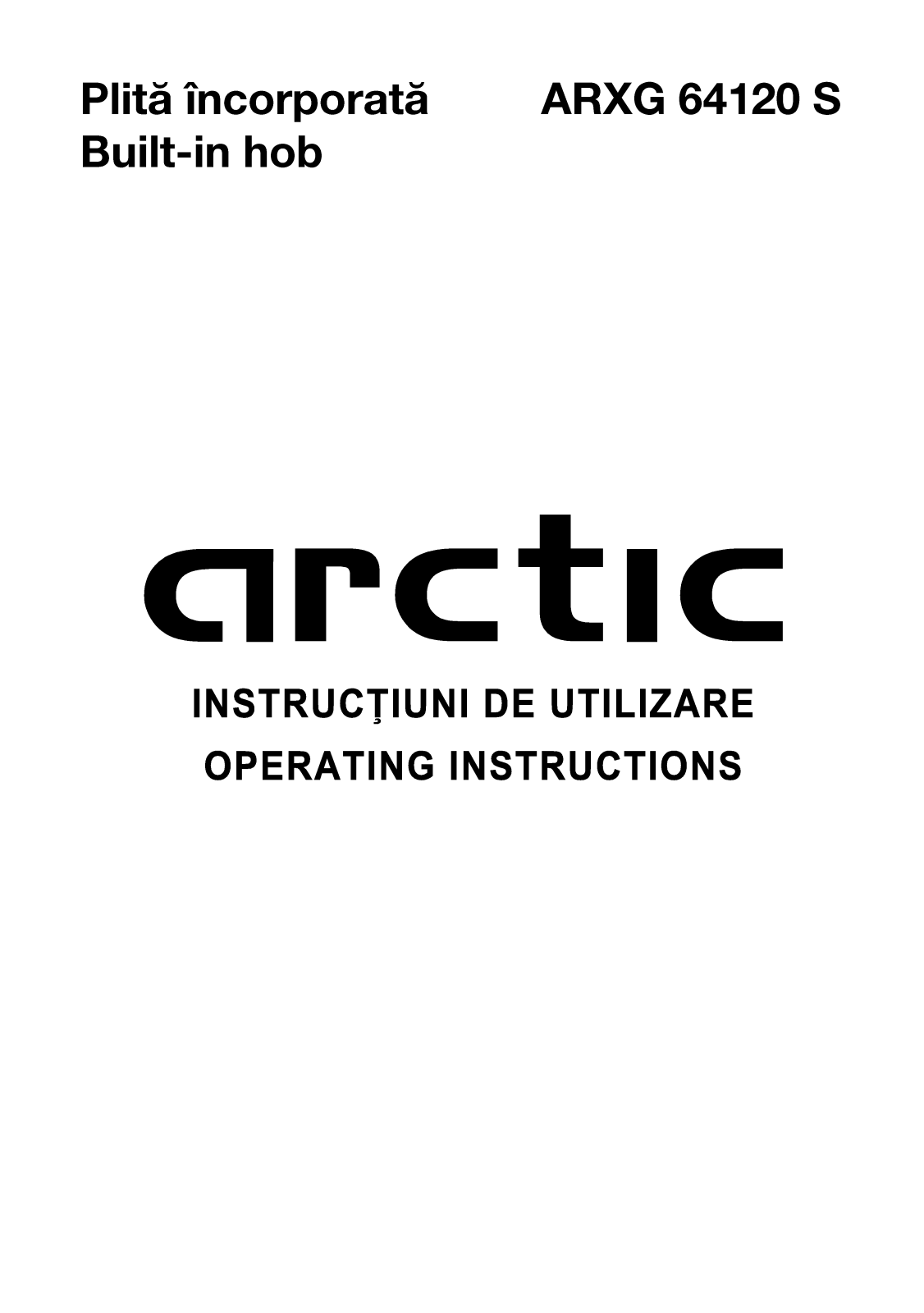 Arctic ARXG 64120 S User guide - ManualMachine.com