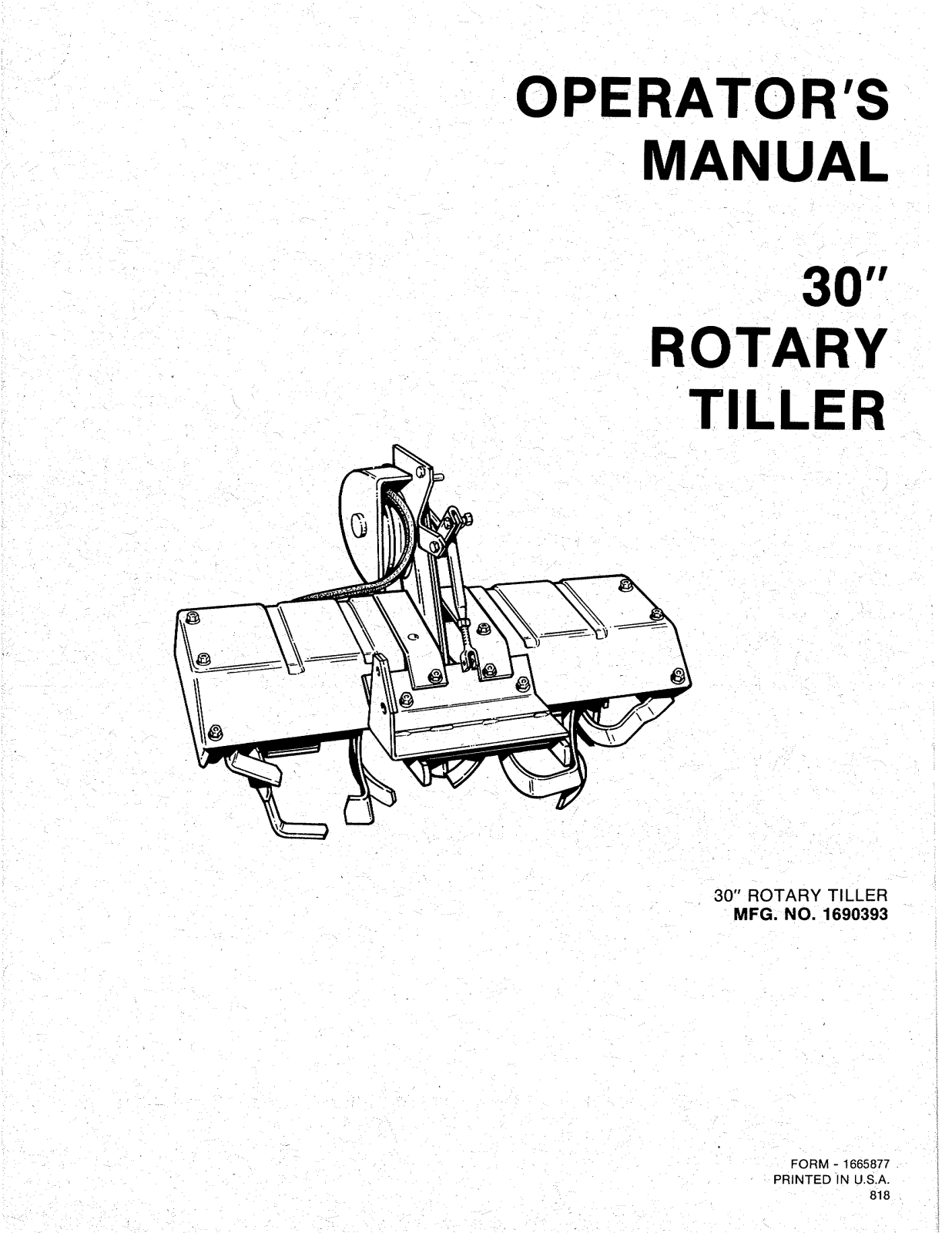 Snapper 1690393 User Manual