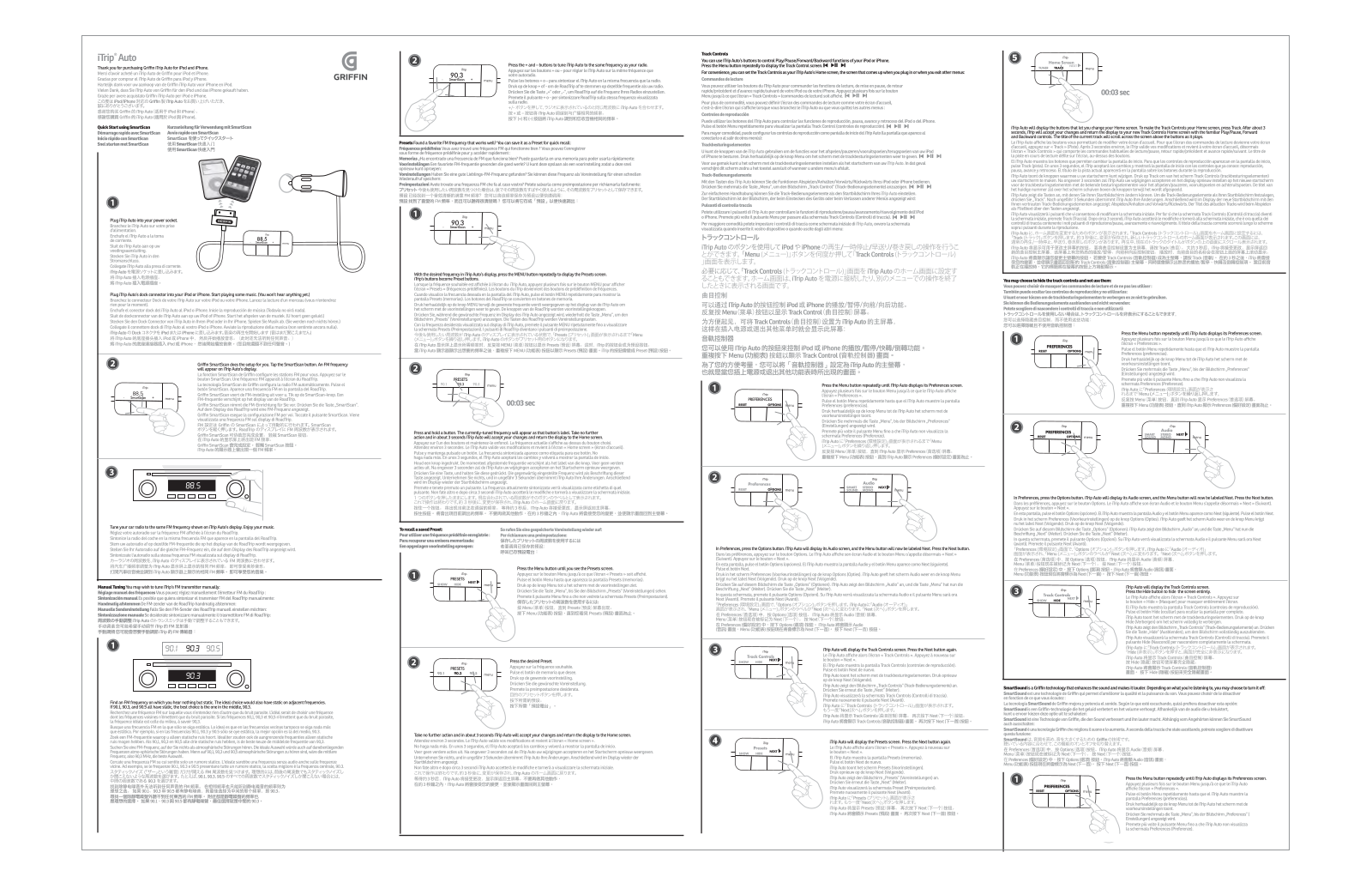 Griffin iTrip Auto Quick Start Guide