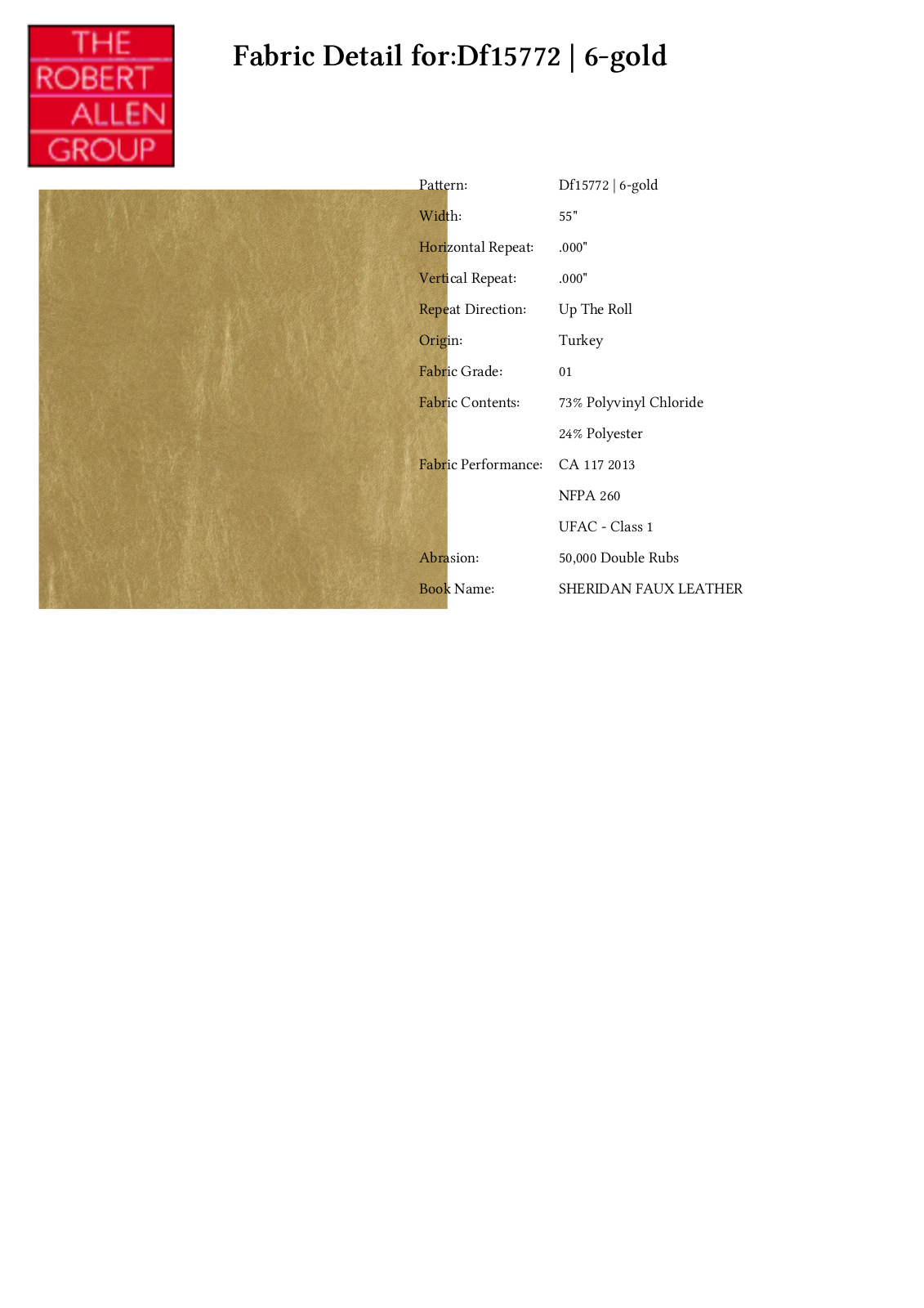 Duralee CRAL4491 Specifications - ManualMachine.com