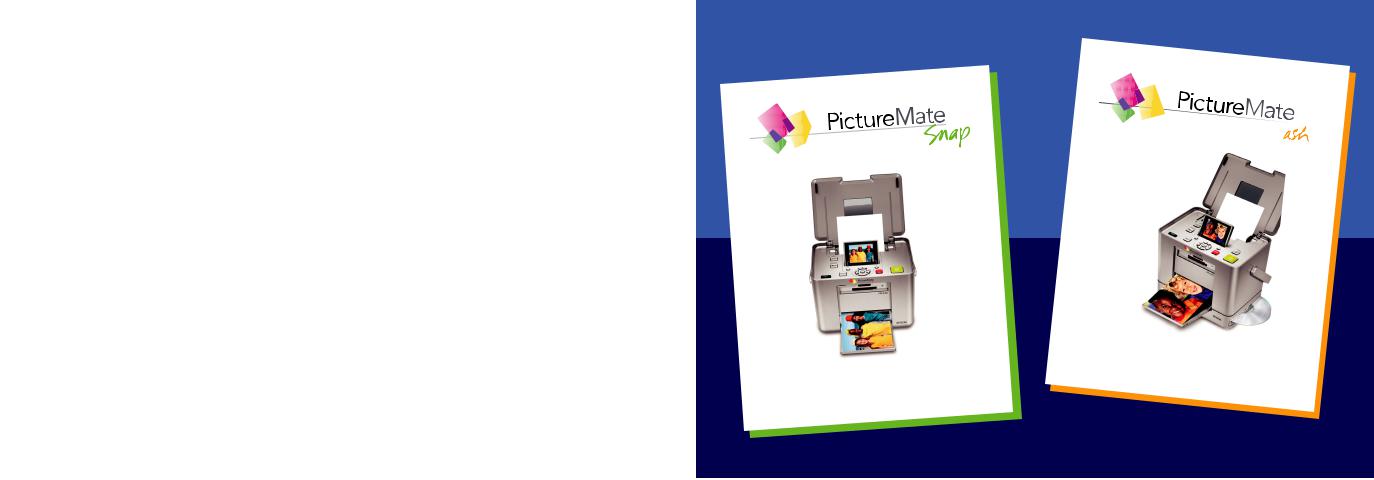 Epson PictureMate Flash PM 280, PictureMate Sanp PM 240 Basic User Guide