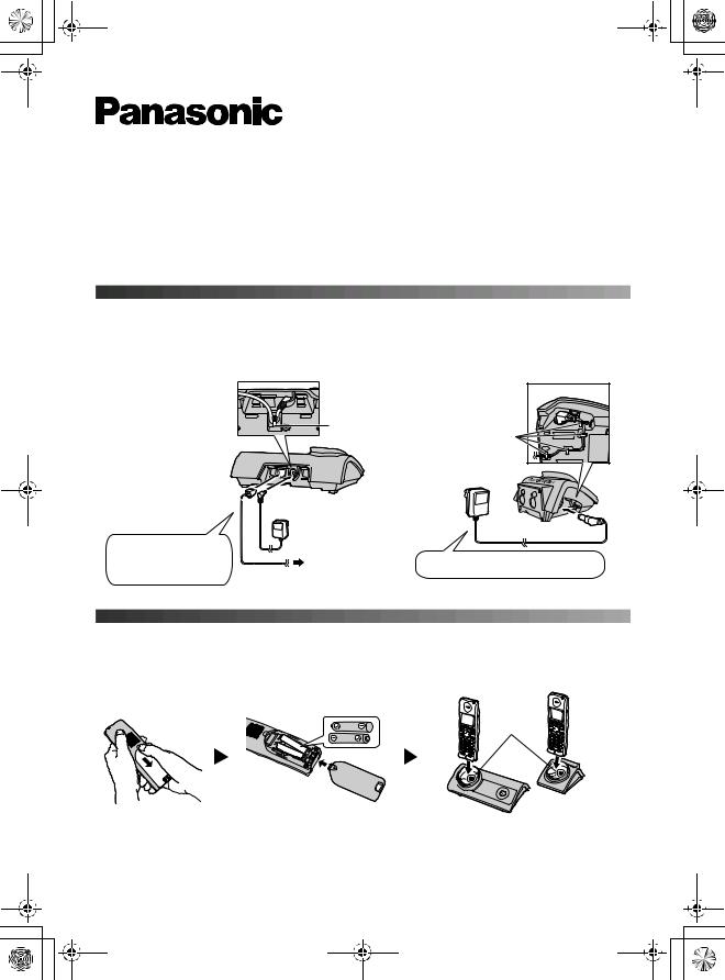 Panasonic KX-TG8123, KX-TG8124, KX-TG8120, KX-TG8122, KX-TG8103 User Manual