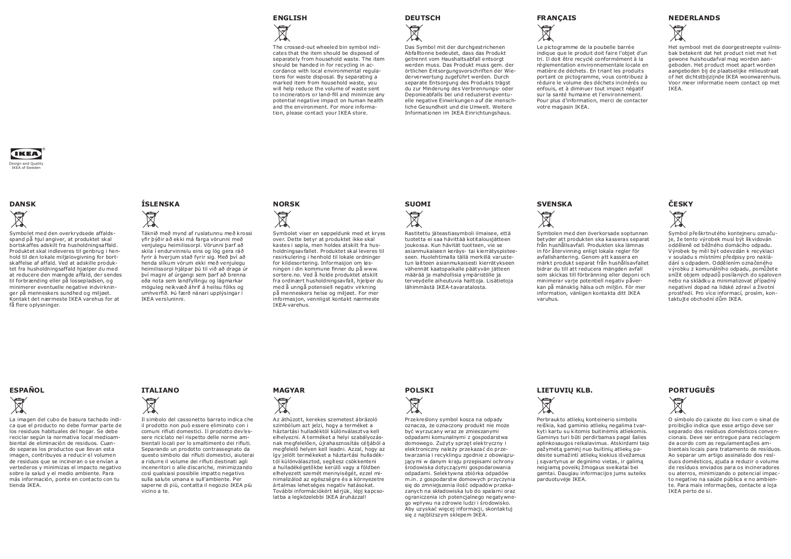 IKEA SKOVEL User Manual - ManualMachine.com