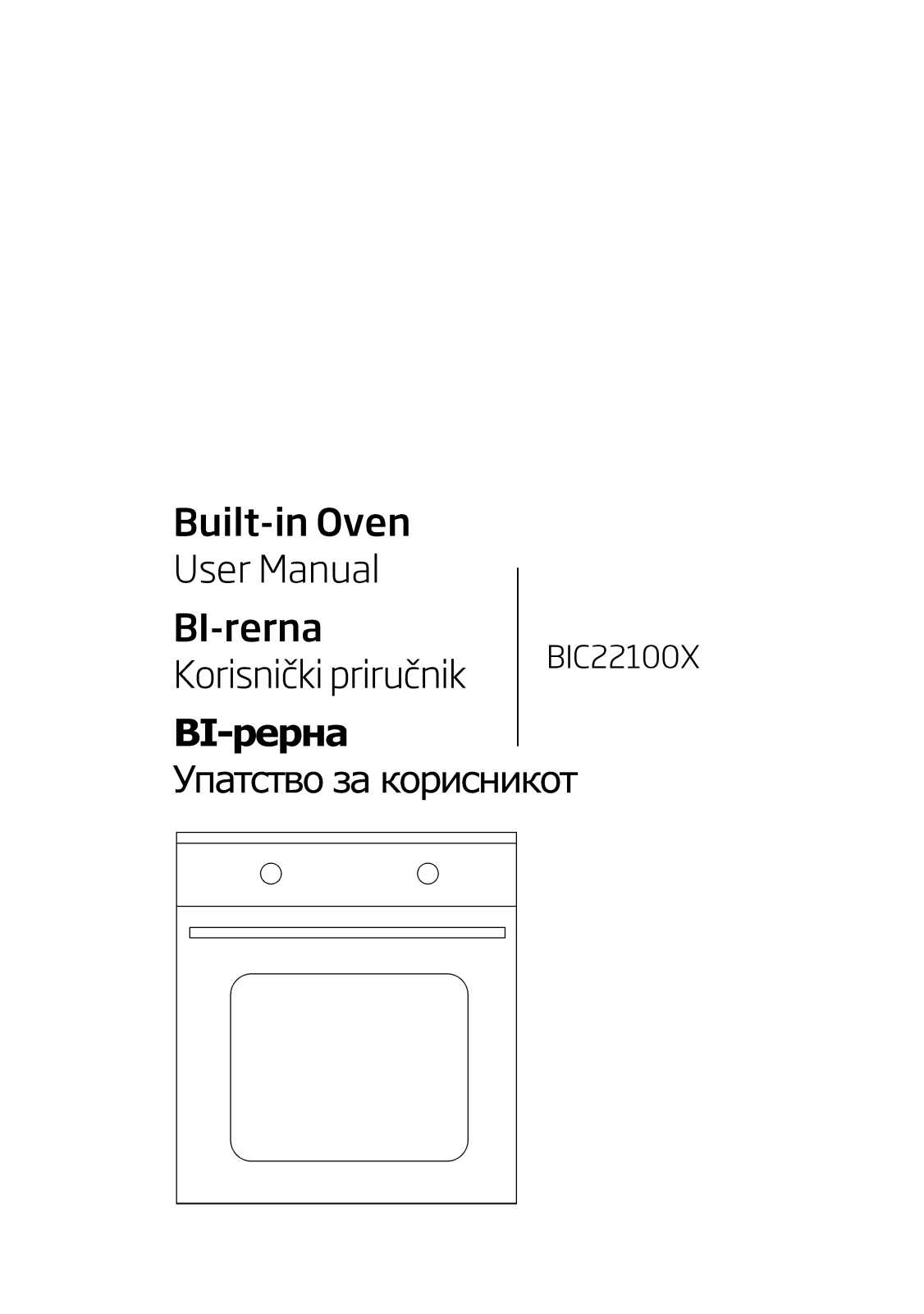 Beko BIC22100X User manual