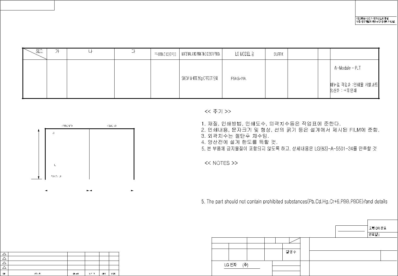 LG T7WM2MINI User Manual