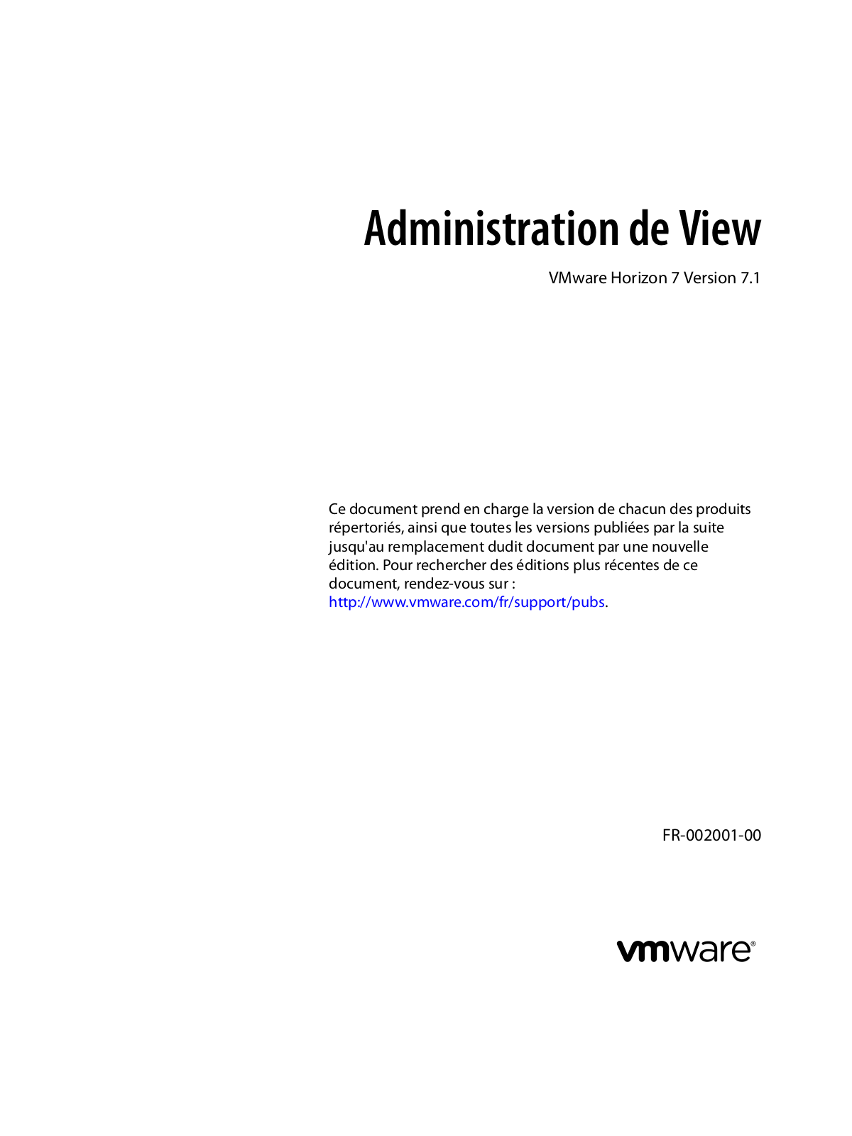 VMWARE Horizon 7.1 Administrator’s Guide