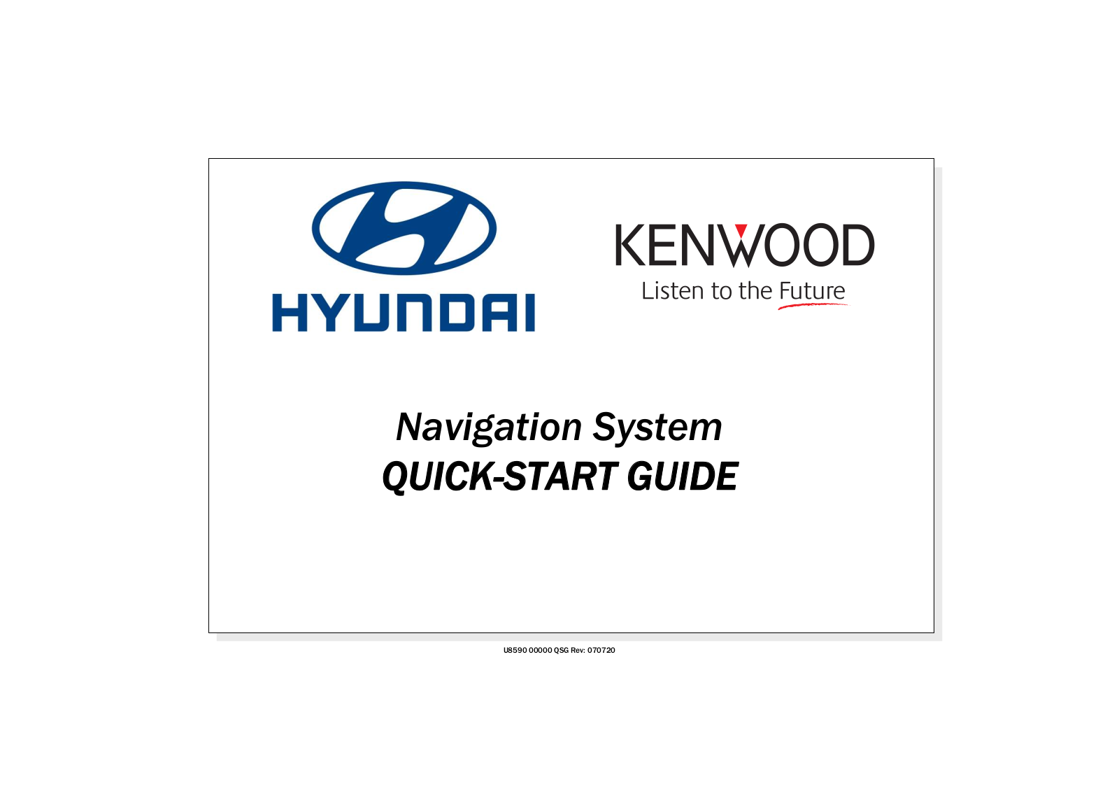 Kenwood U8590 User Manual