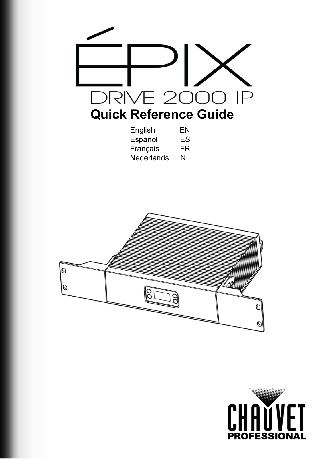 Chauvet Pro EPIX Drive 2000 IP Quick Start Guide