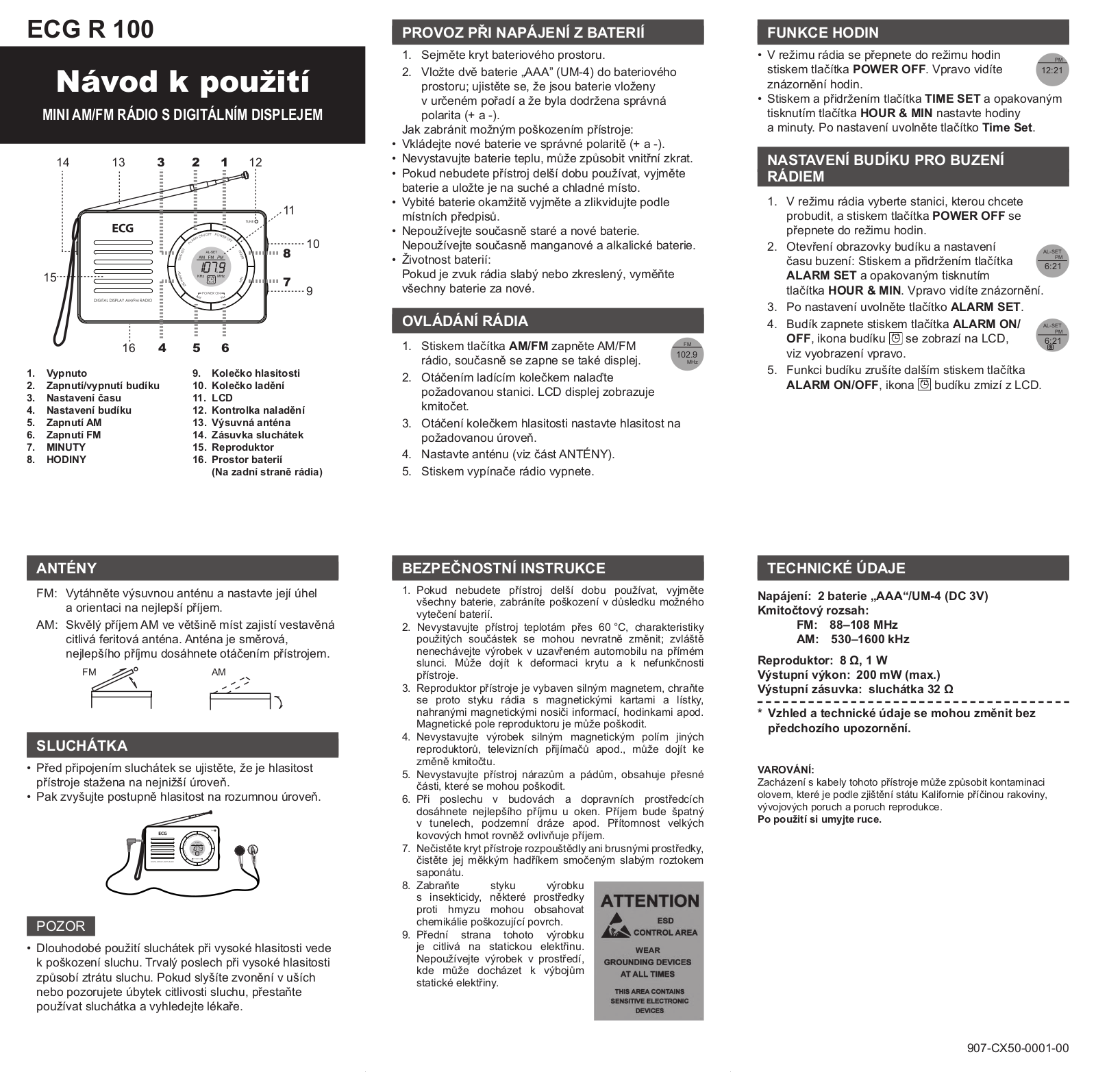 ECG R 100 User Manual